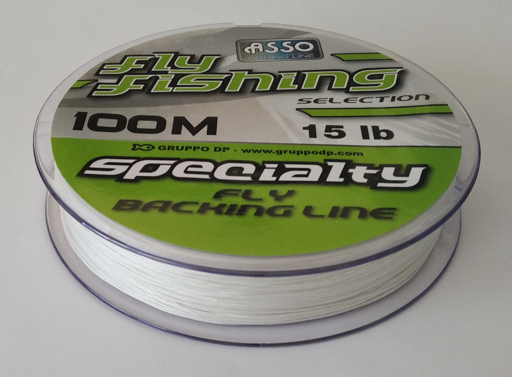 ASSO FLY FISHING BACKING 100M 15LB WHITE-00 2