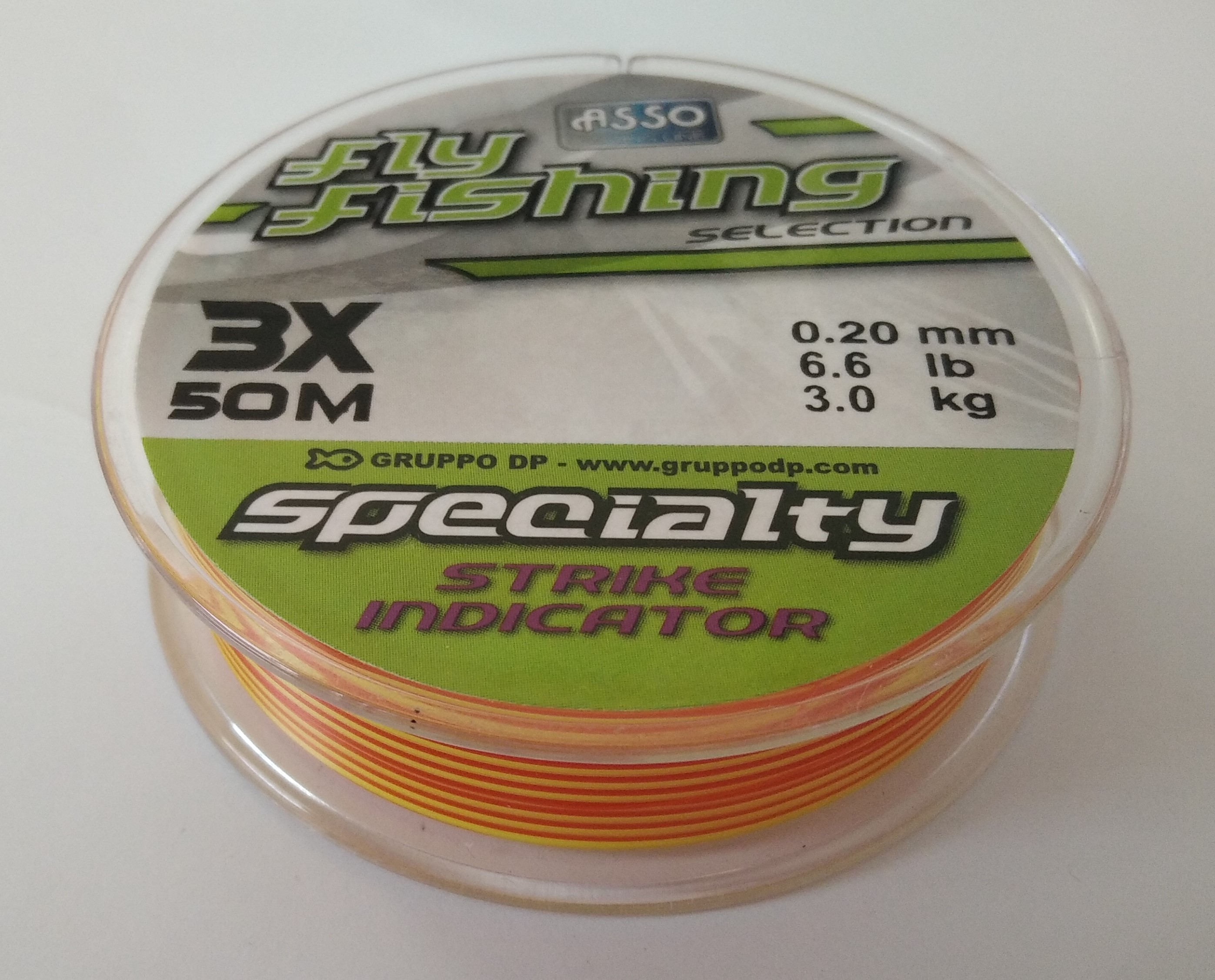 ASSO FLY STRIKE INDICATOR 50M 0.20MM MULTICOLOR-A2 3X