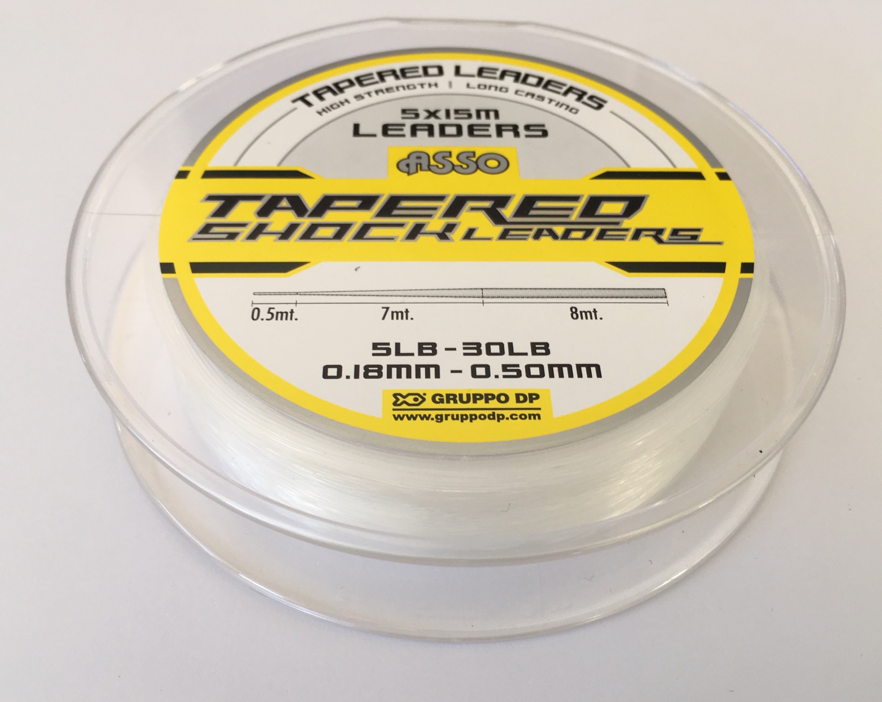 ASSO TAPERED SHOCK 5X15M 018-050 WHITE-00 3