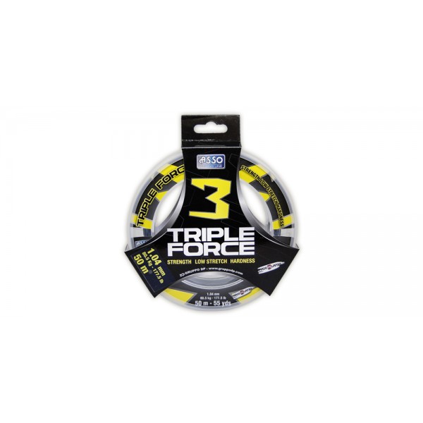 ASSO TRIPLE FORCE 50M 1.33mm 293.80 LB 4