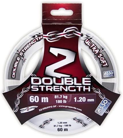ASSO DOUBLE STRENGTH ULTRA SOFT 60M 180LB 1,20mm WHITE 2