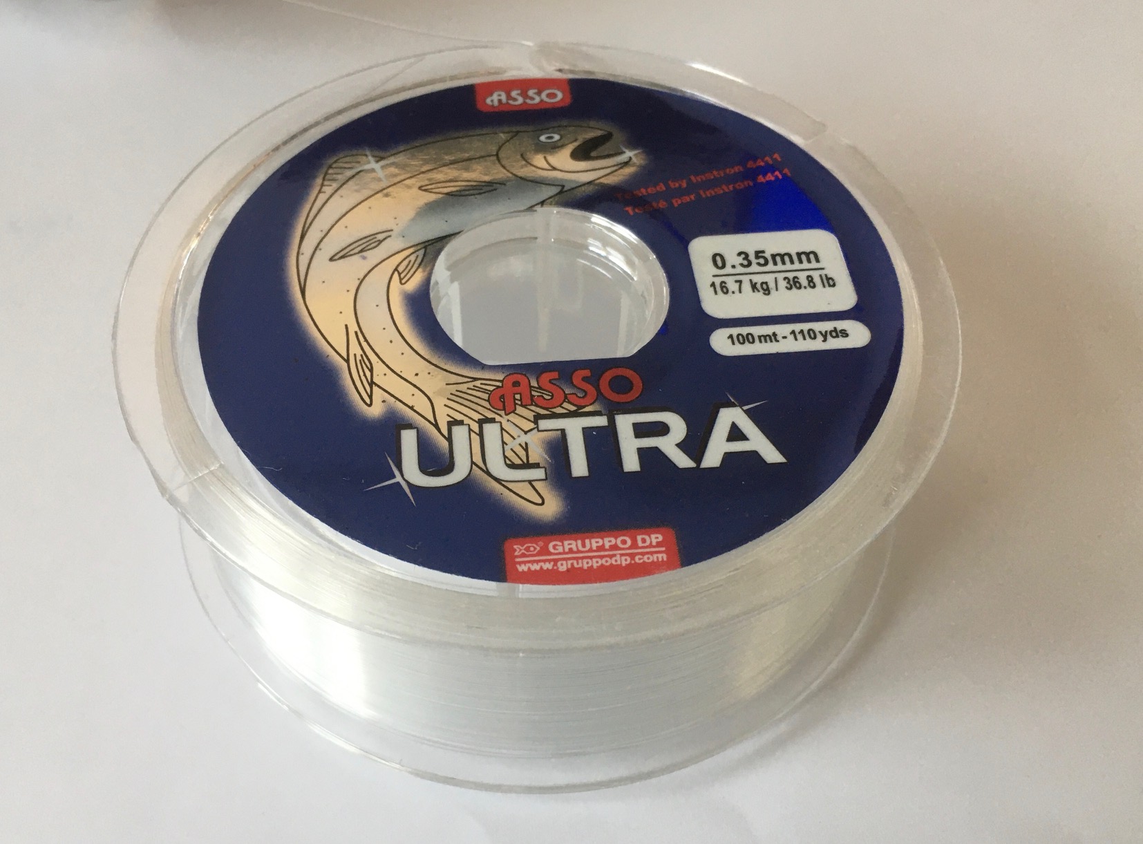 NYLON ASSO ULTRA PAR 100m WHITE-00 0,35 2