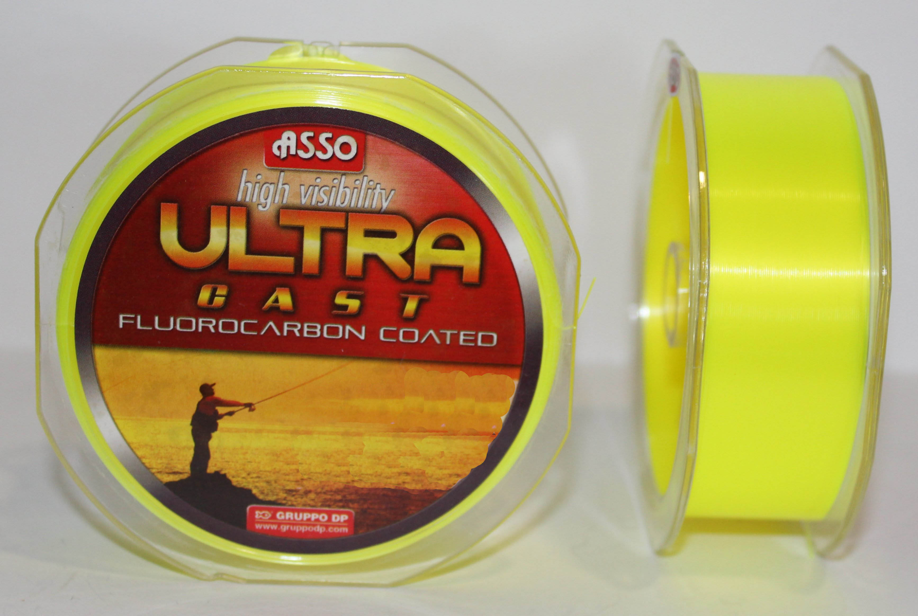 NYLON ASSO ULTRA CAST PARALELO 150m 0.24 YELLOW-11 FLUOR