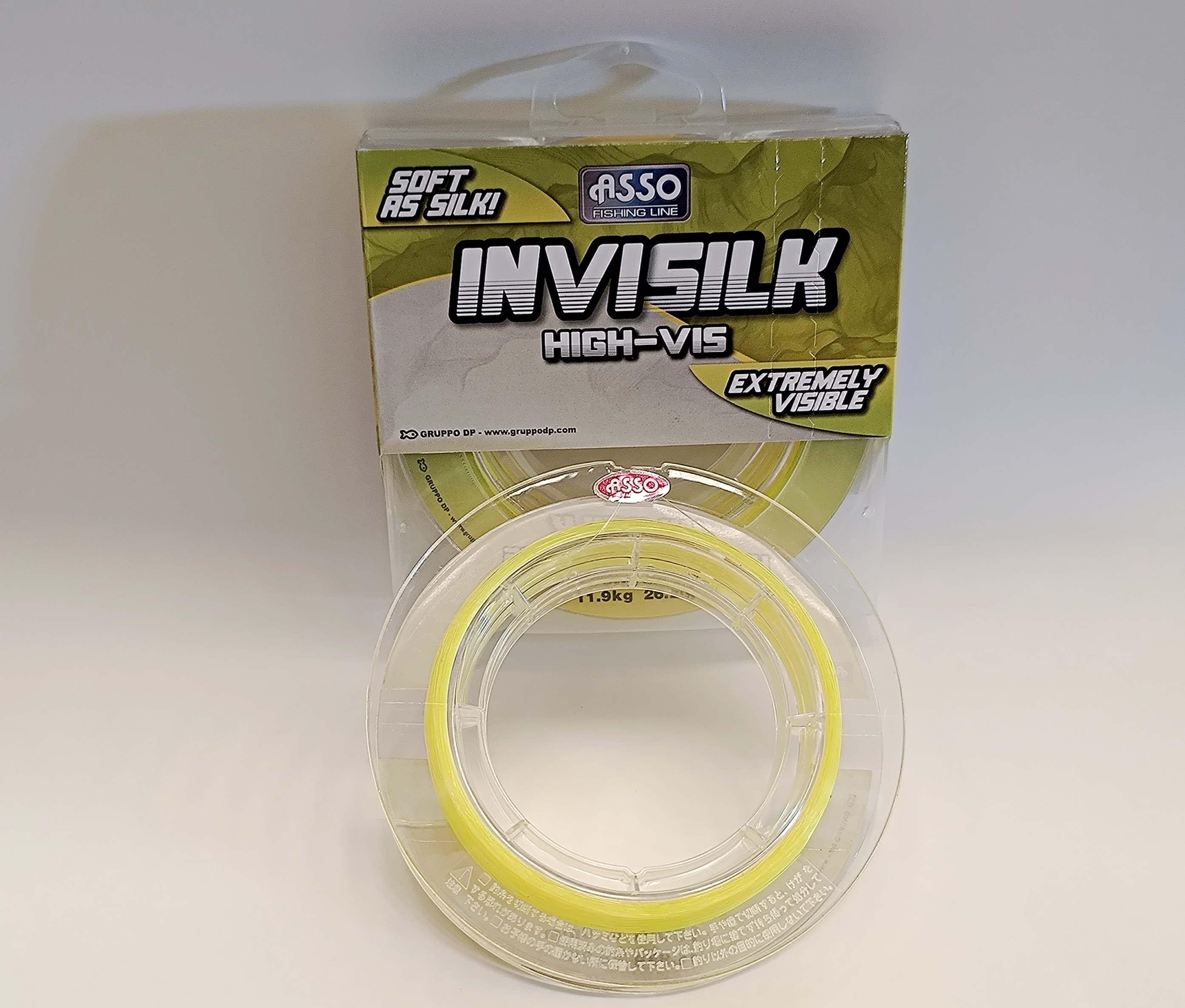 ASSO INVISILK YELLOW 150M 0,26mm 9,6KG 2