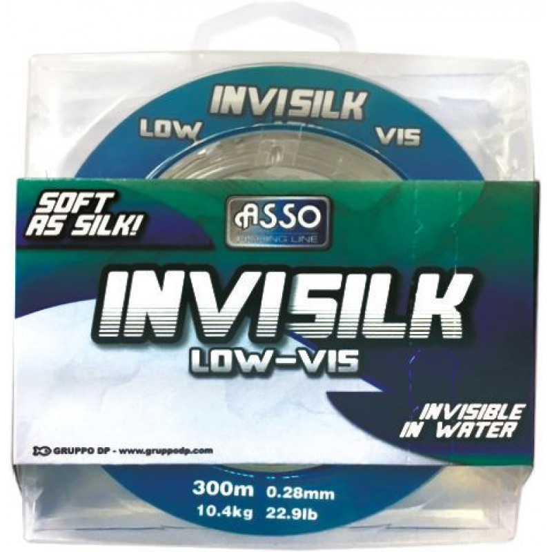ASSO INVISILK CLEAR 300M 0,28mm 10,4KG 2