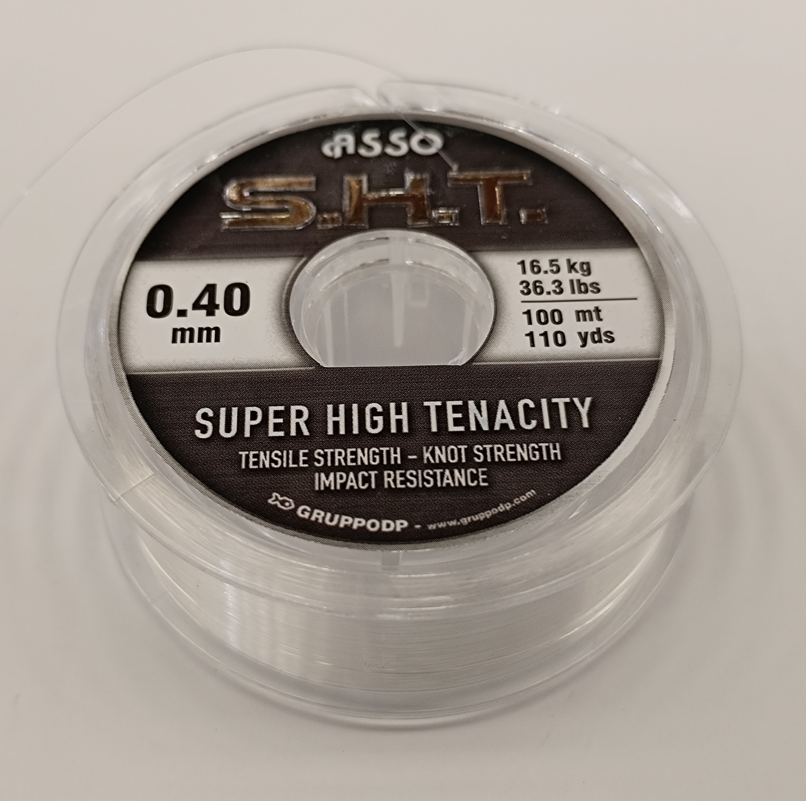 ASSO SUPER HIGH TENACITY S.H.T. 100M 0,40 GREY-72 2