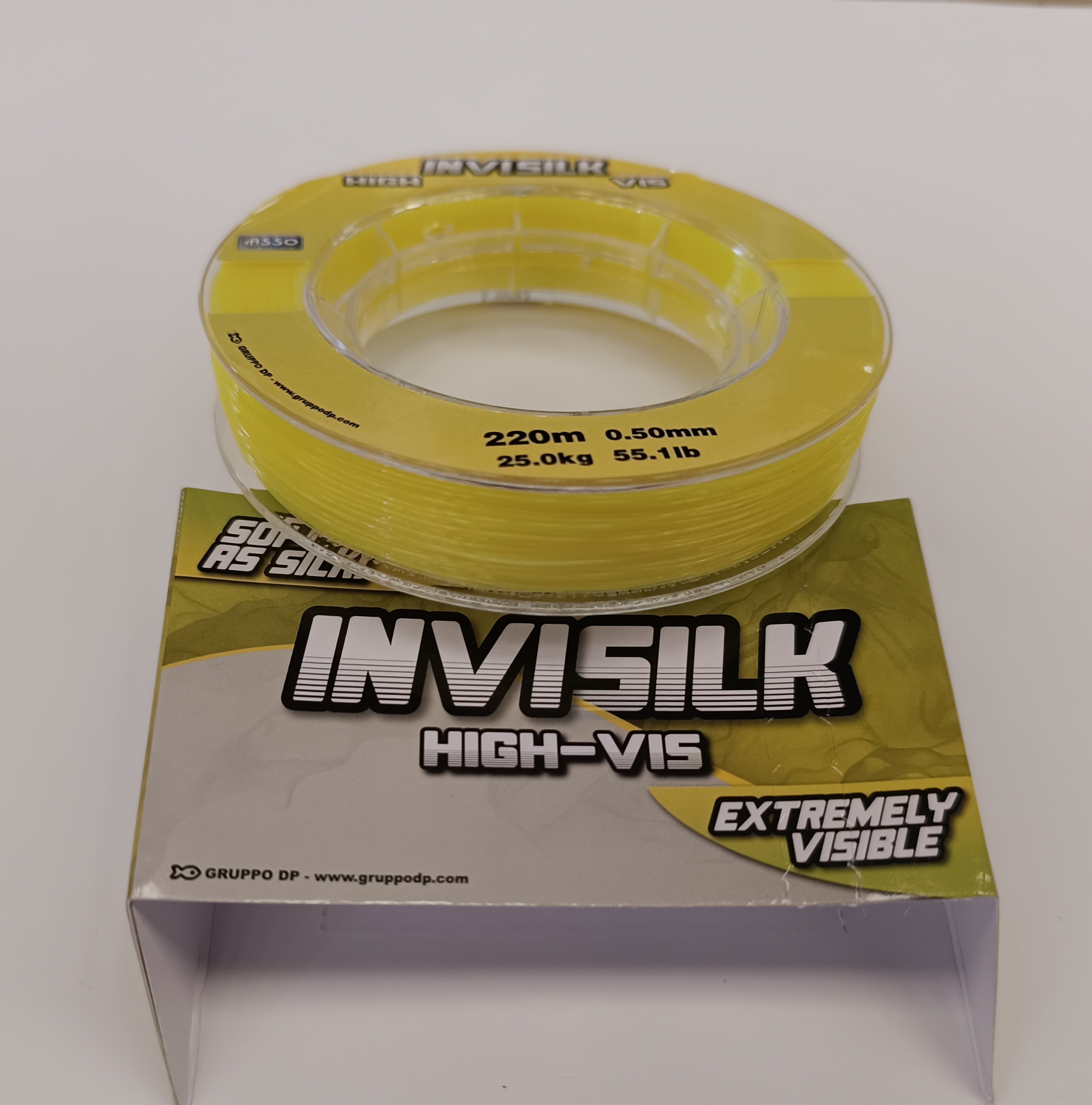 ASSO INVISILK YELLOW 220M 0,50mm 25KG 3