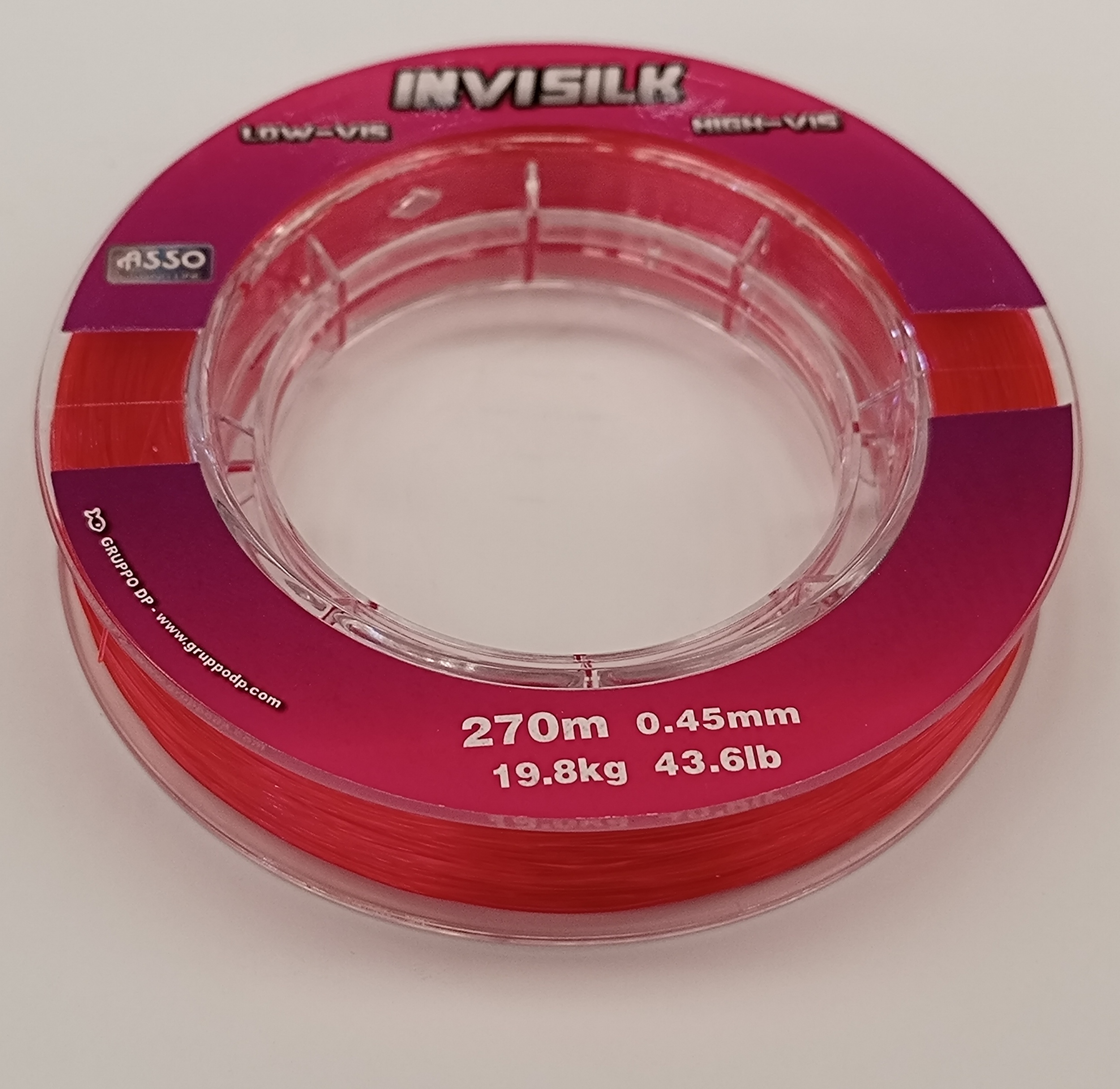 ASSO INVISILK PINK 270M 0,45mm 19,8KG 2