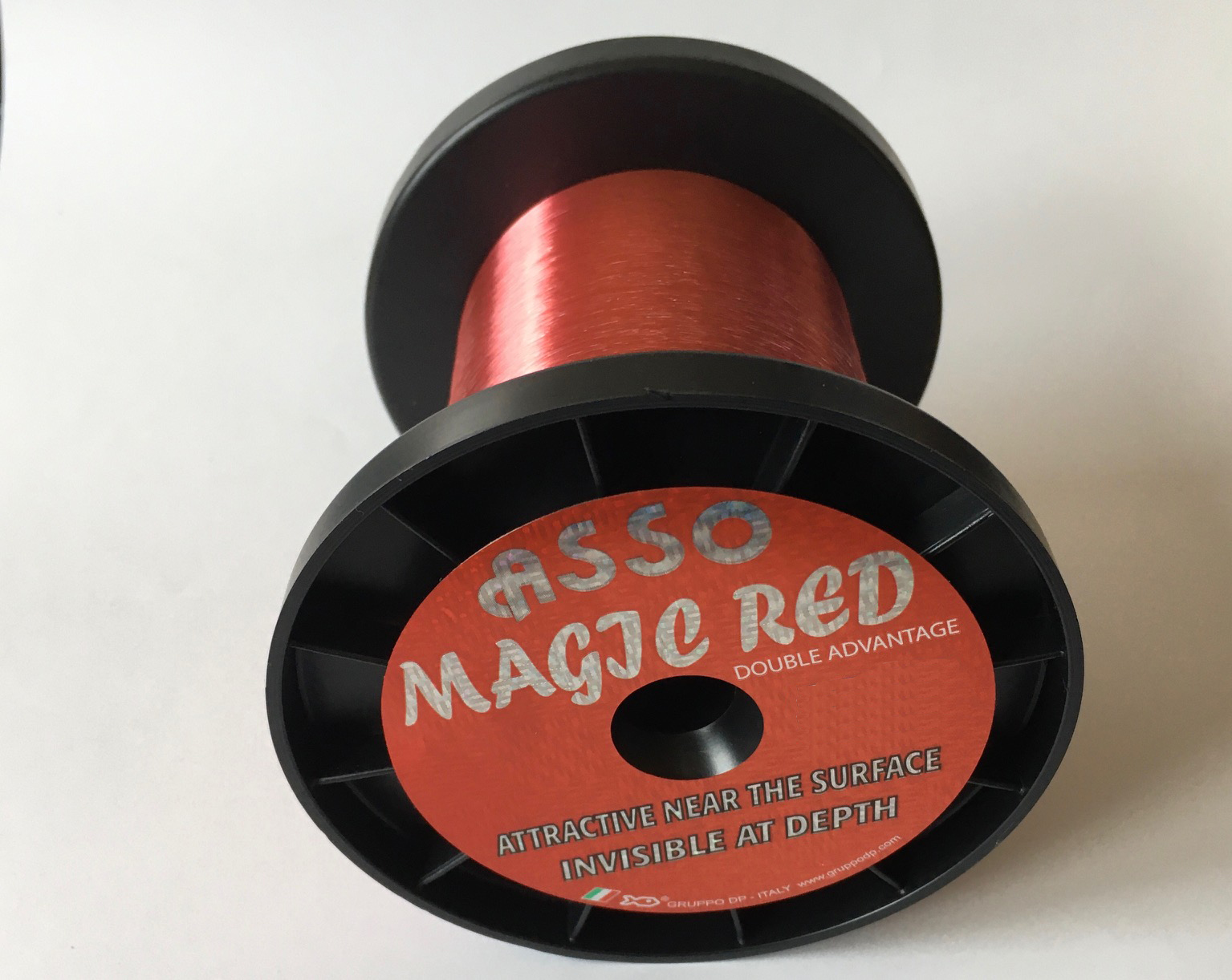 ASSO MAGIC RED 2000M DIN SPOOL PVC 016 RED-32 FLUO 2