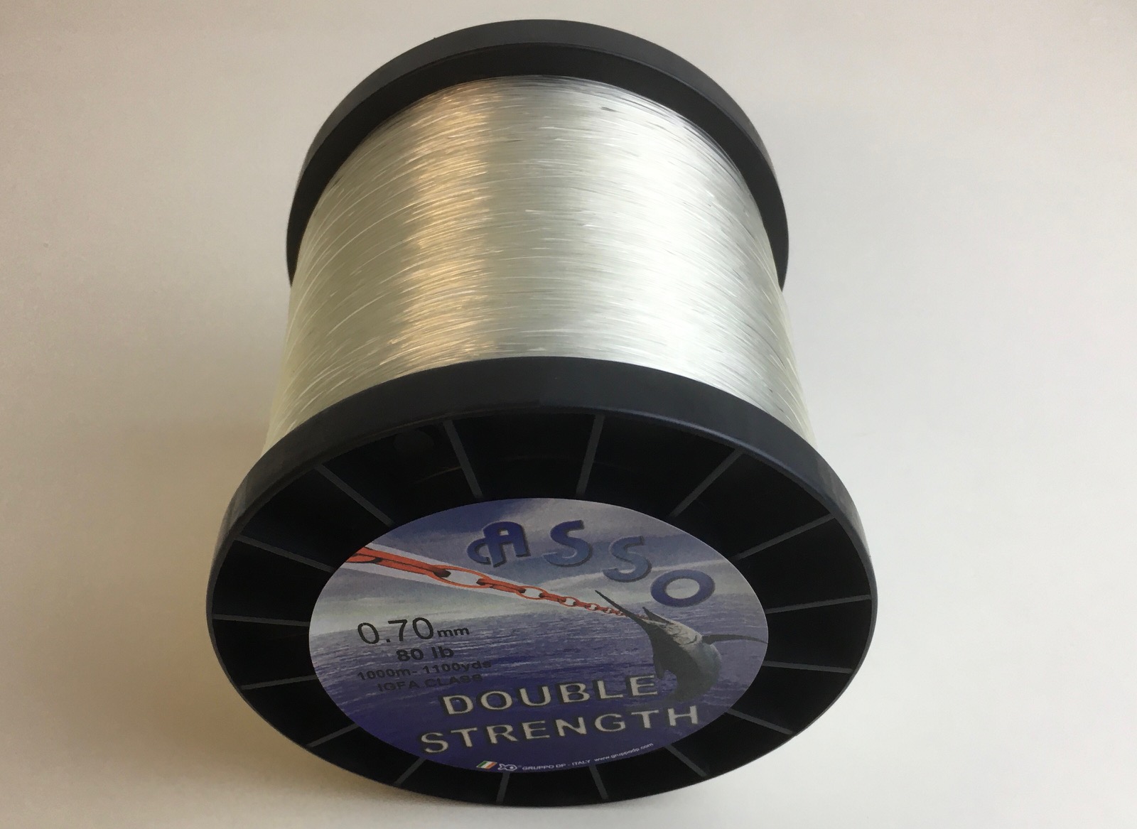 ASSO DOUBLE STRENGTH SPECIAL REEL 1000M 0,70mm 80lb IGFA 3