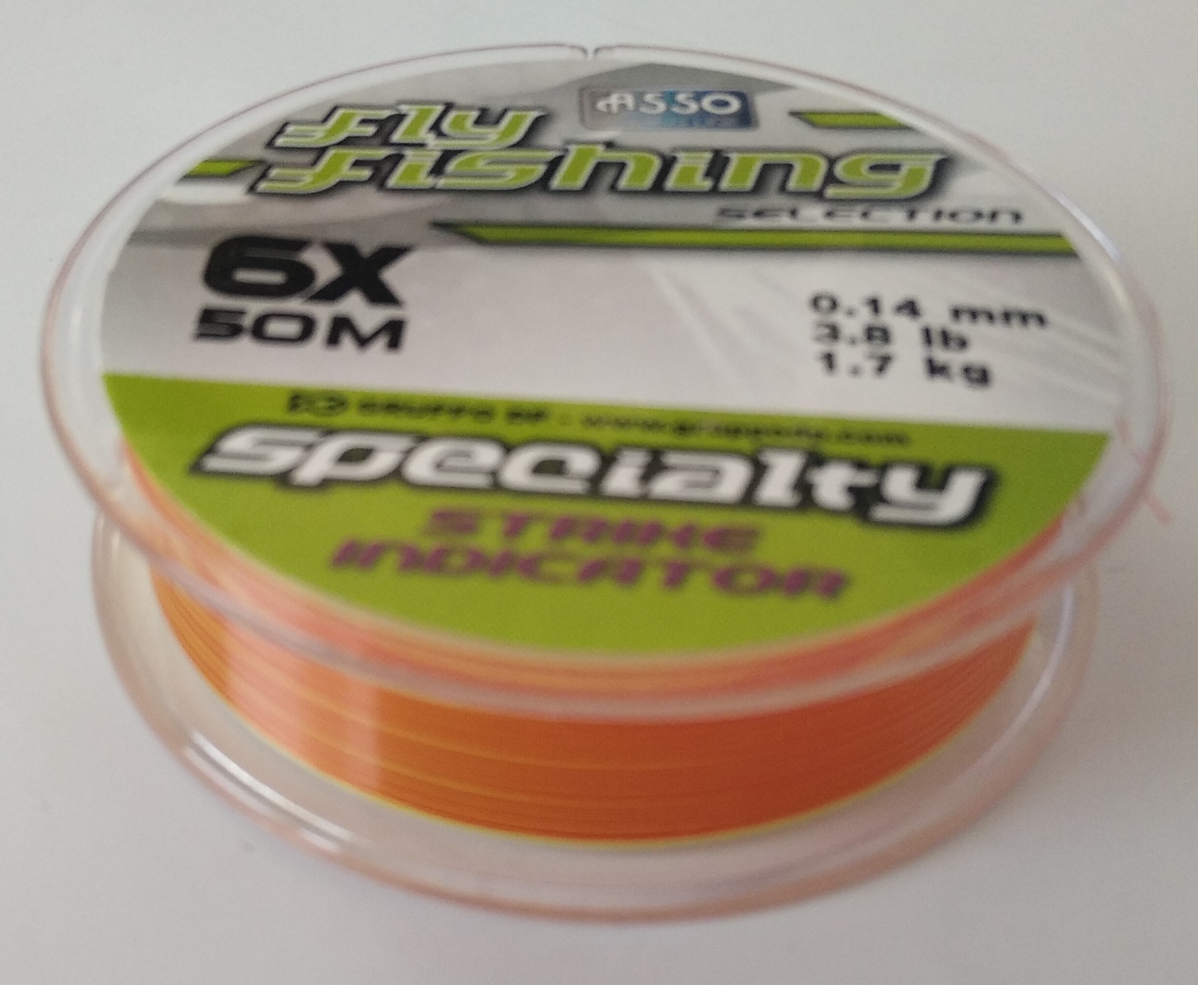 ASSO FLY STRIKE INDICATOR 50M 0.14MM MULTICOLOR-A2 6X 3