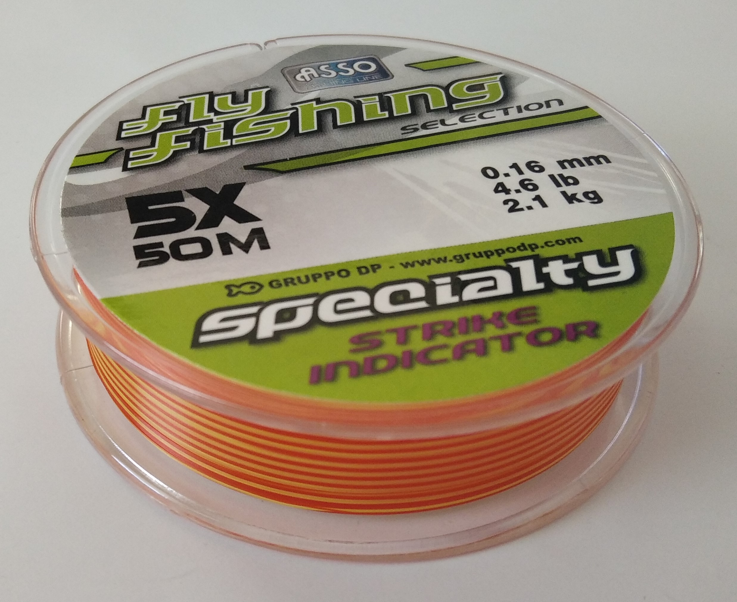 ASSO FLY STRIKE INDICATOR 50M 0.16MM MULTICOLOR-A2 5X