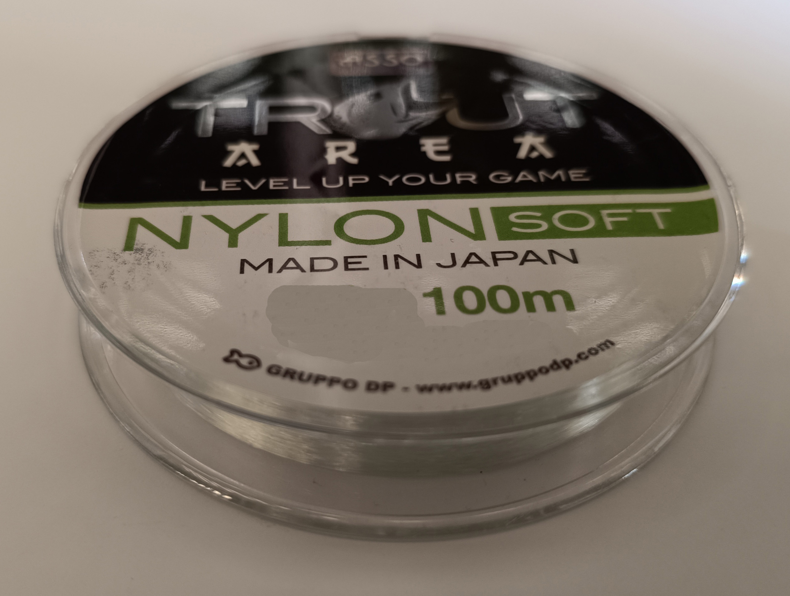 ASSO TROUT AREA NYLON SOFT STD 100M SPOOL 0,165mm GREEN-64