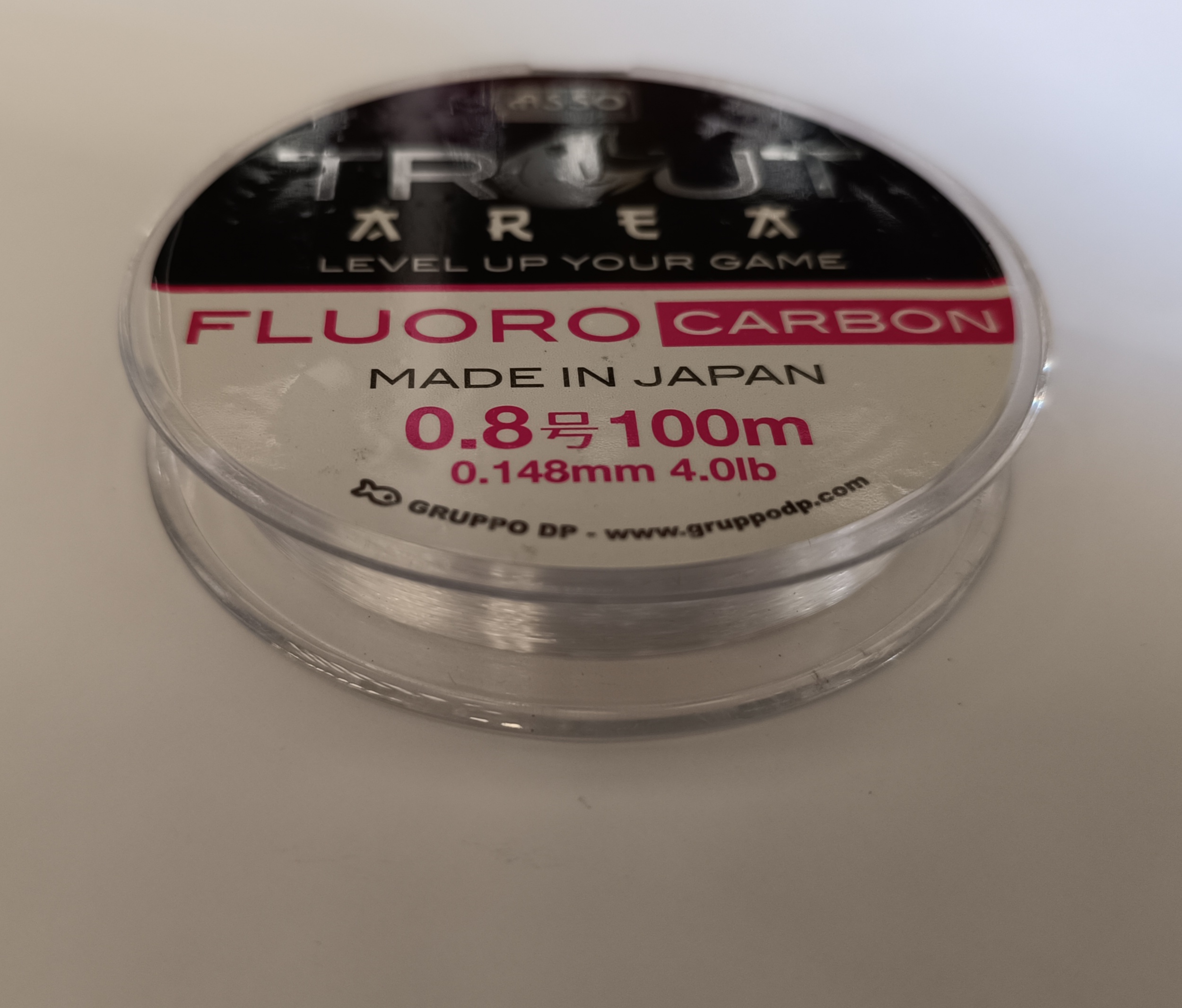 ASSO TROUT AREA FLUOROCARBON STD 100M SPOOL 0,148mm WHITE-00 2