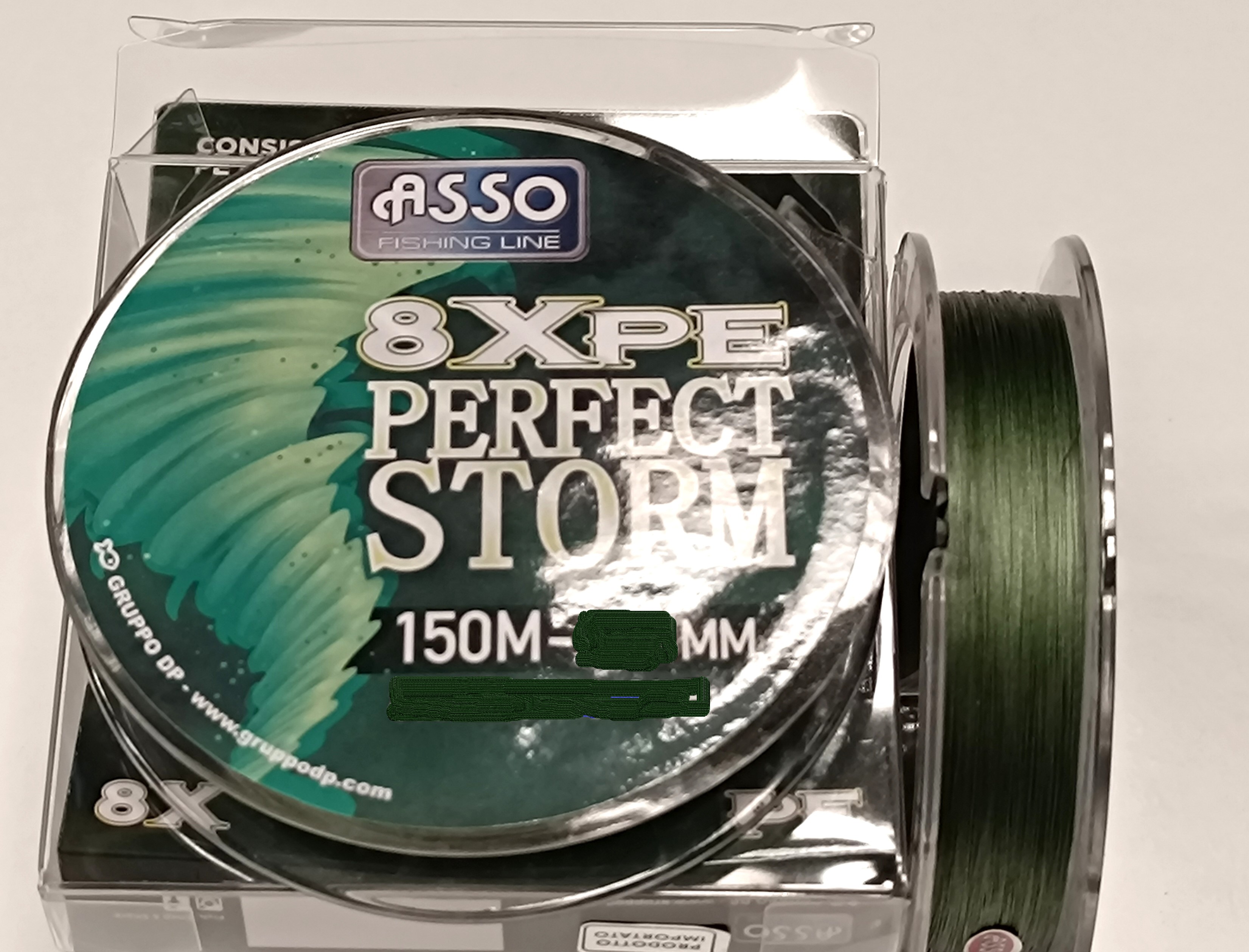 ASSO 8x PERFECT STORM 150M GREEN 0,04MM