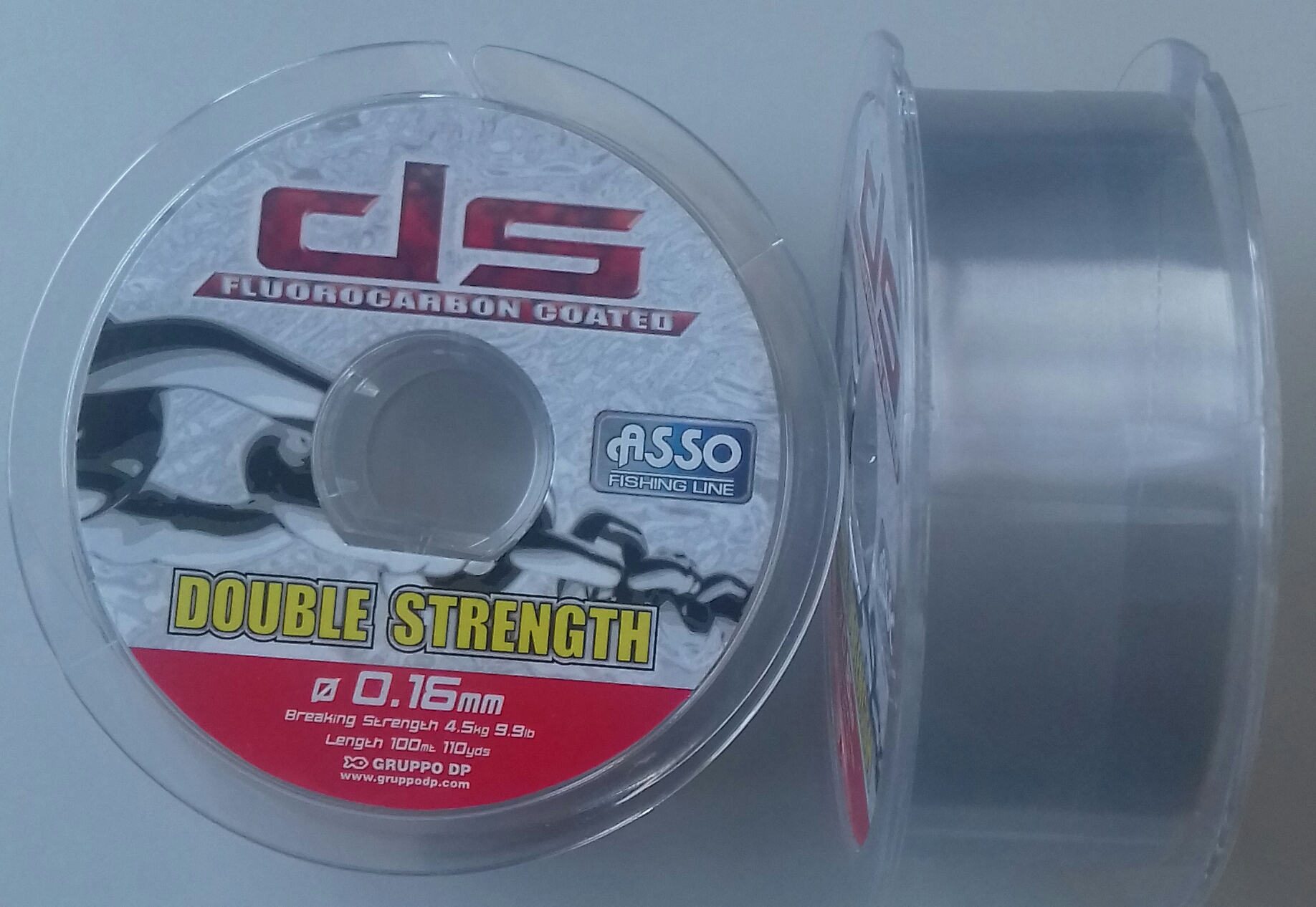 ASSO DOUBLE STRENGTH 100M 0,16 GREY-73 INDIV 3