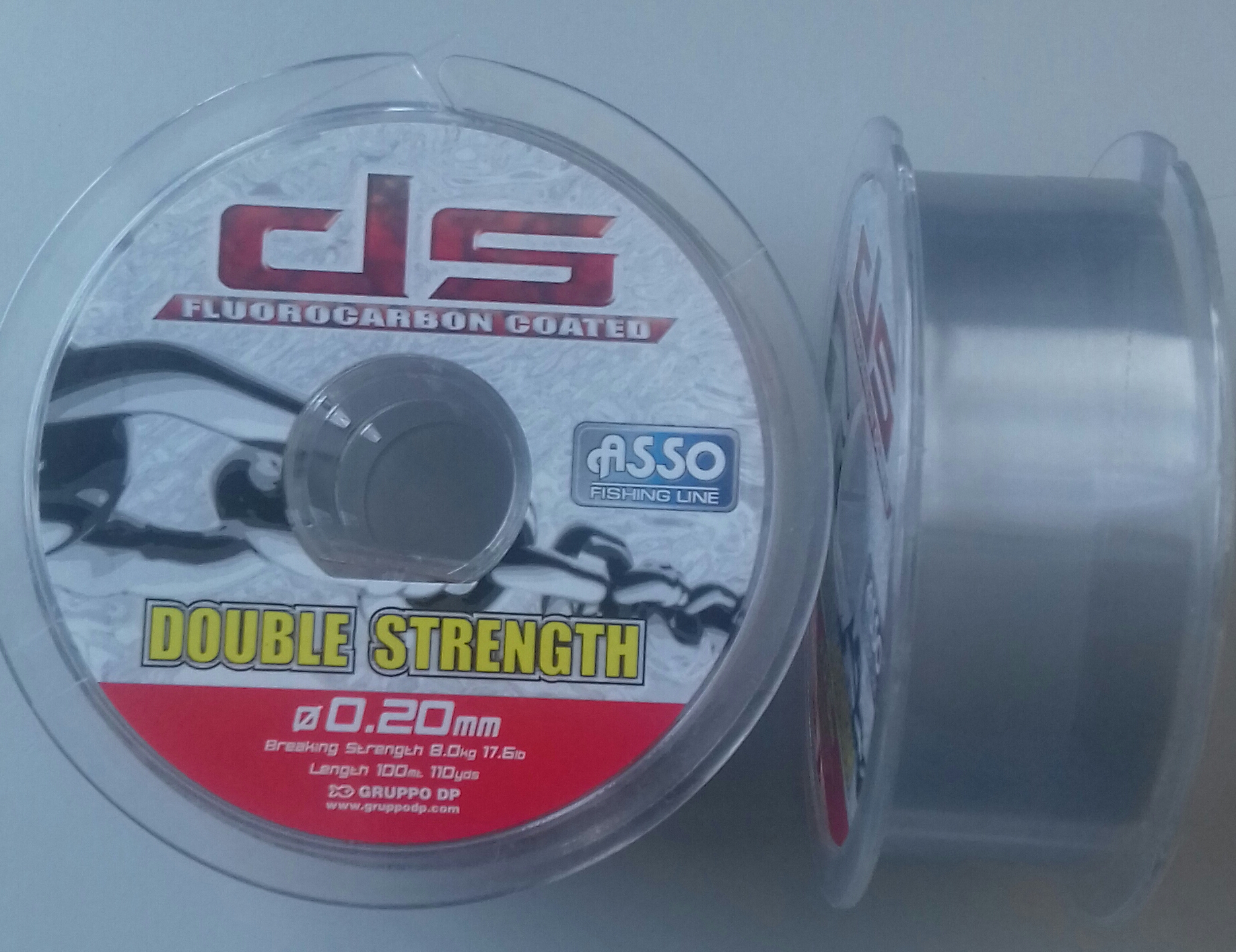 ASSO DOUBLE STRENGTH 100M 0,20 GREY-73 INDIV 3