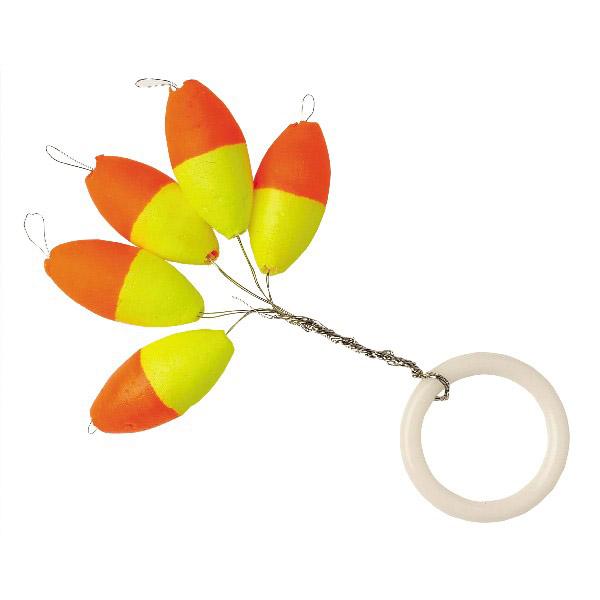 GRAUVELL OVAL FLOAT 5X11 YELLOW/ORANGE (5 unidades)