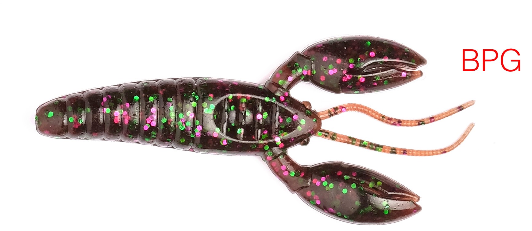 (DX)VINILO JINZA HAWK ORELLANA CRAW 9 BPG (4 unidades) Brown Purple Green 2