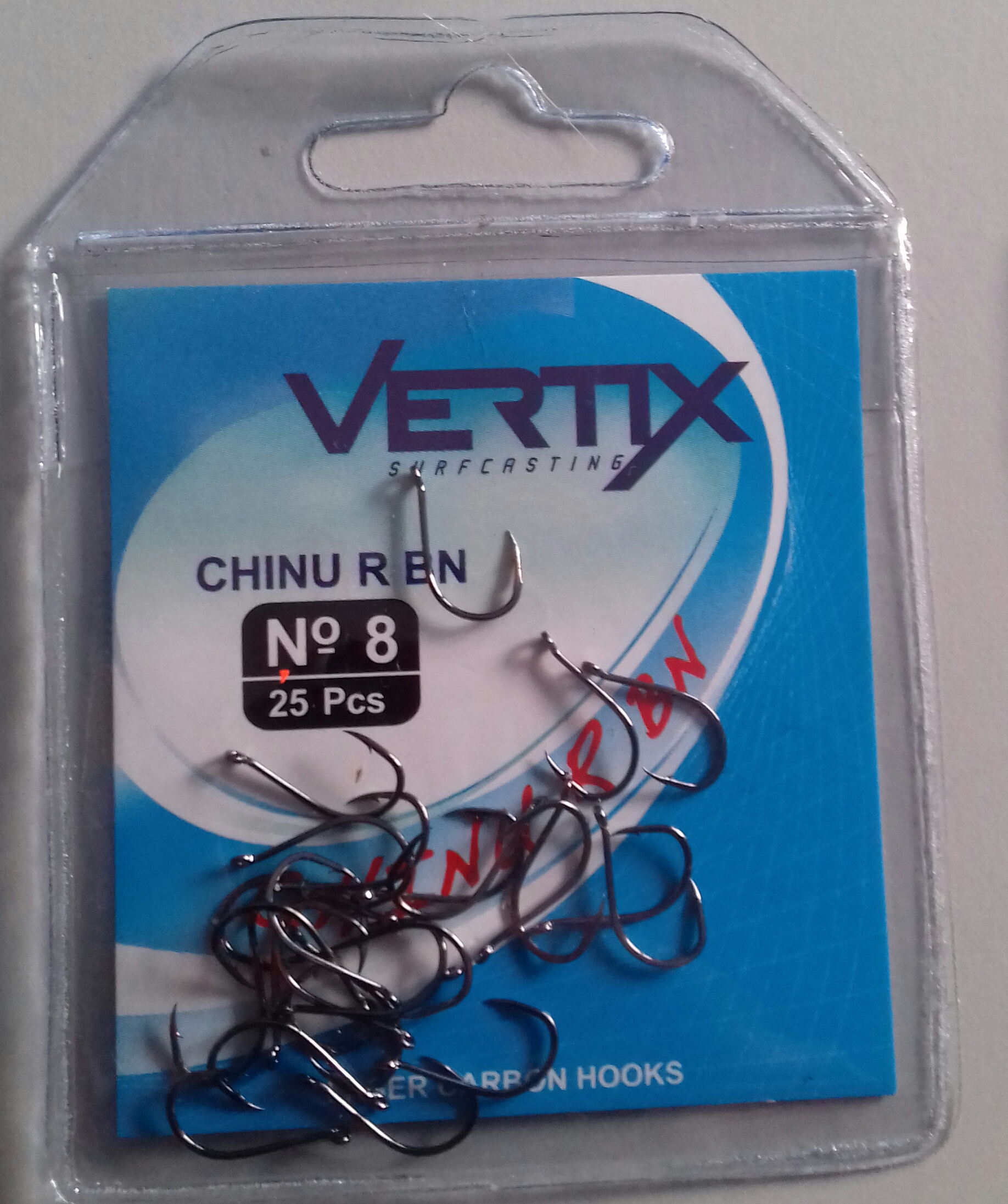 ANZUELO VERTIX CHINU R BN 8  (25 unidades) 3