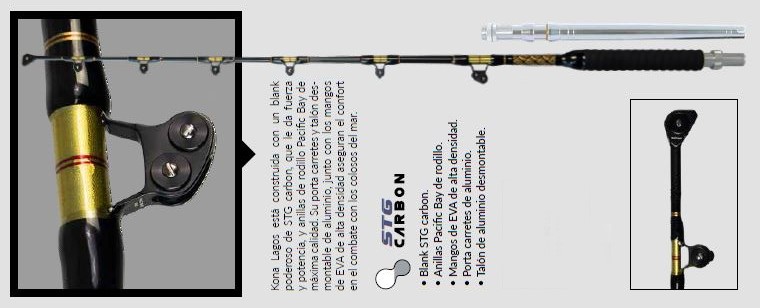 (DX)CAÑA  KONA LAGOS 80-100 LBS. 170