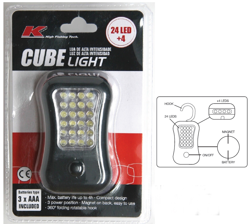 (DX)LAMPARA KALI CUBELIGHT 28L 2