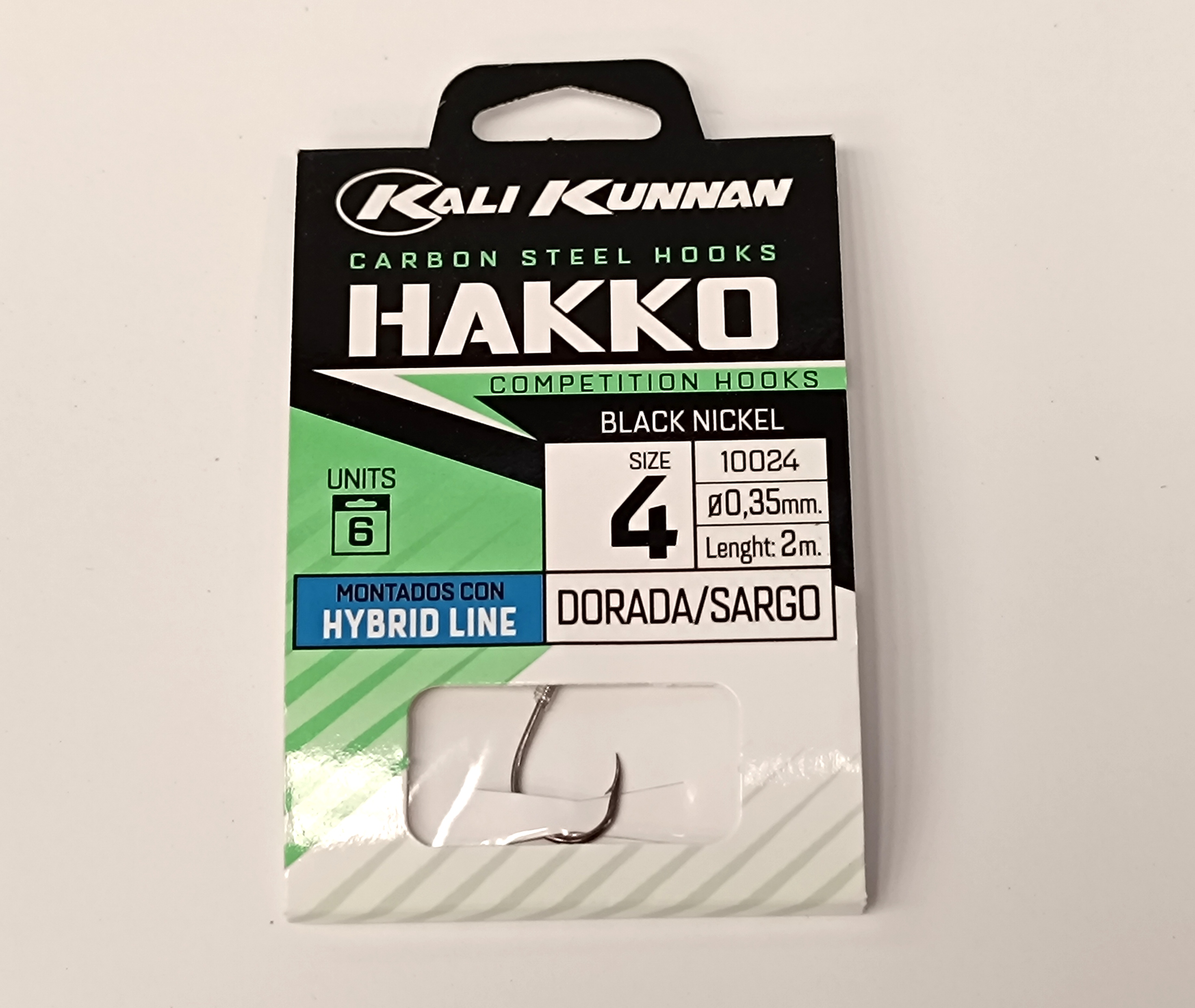 ANZUELO MONTADO KALI KUNNAN HAKKO 10024BN 4 DORADA/SARGO (6 unidades) 3