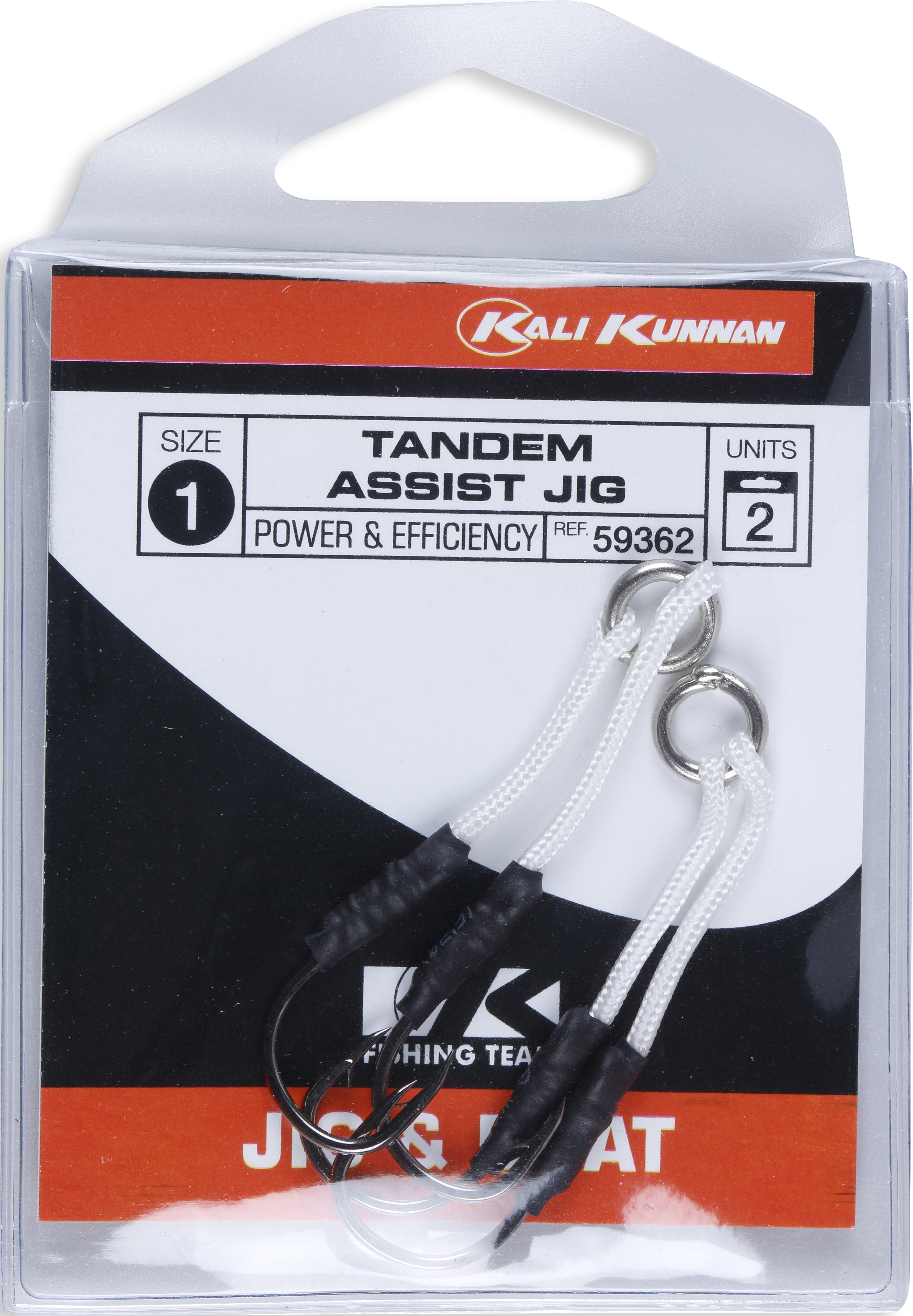 ANZUELO KALI KUNNAN TANDEM ASSIST JIG 1/0 (2 Uni) 4