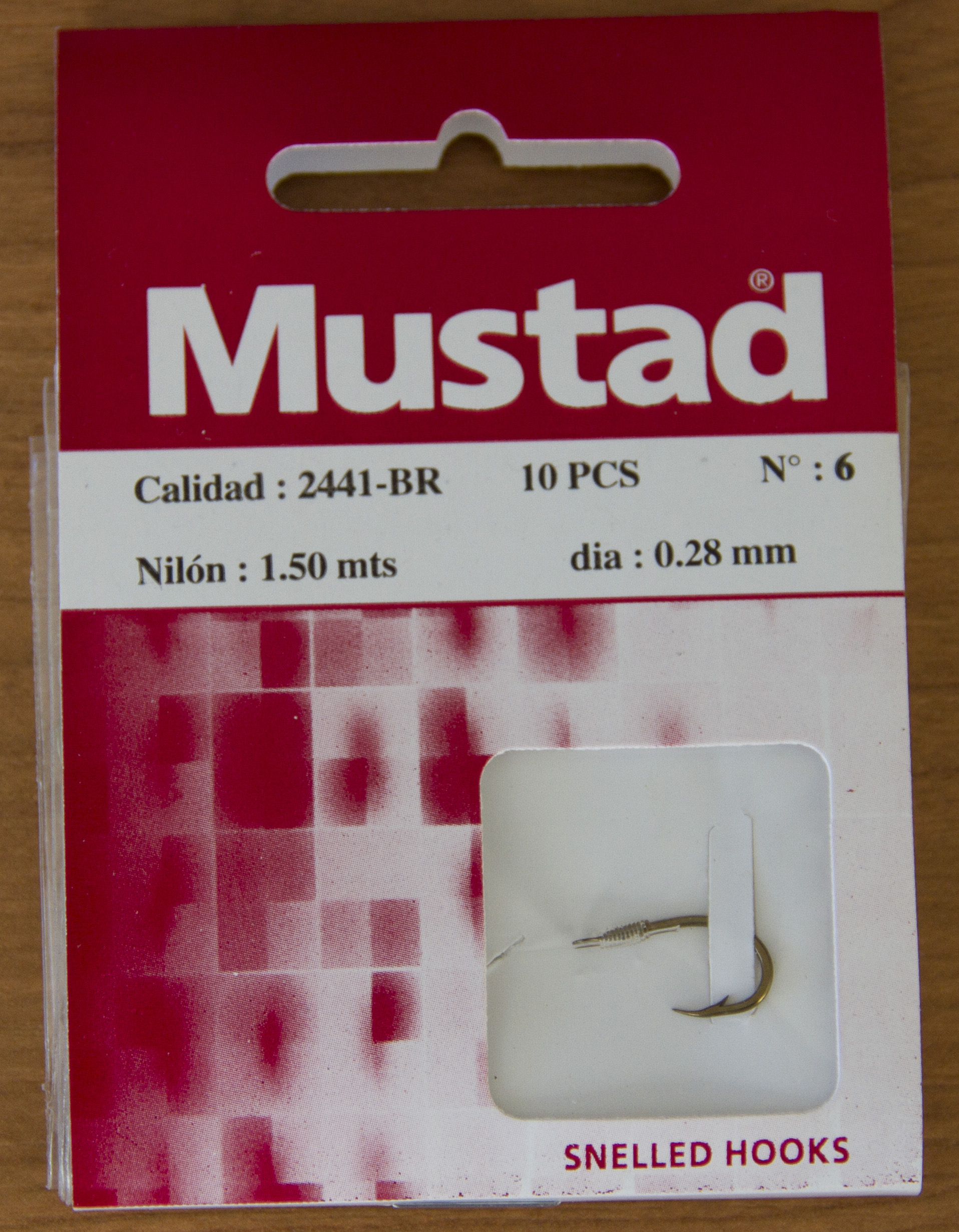 ANZUELO MONTADO MUSTAD 2441-BR 6
