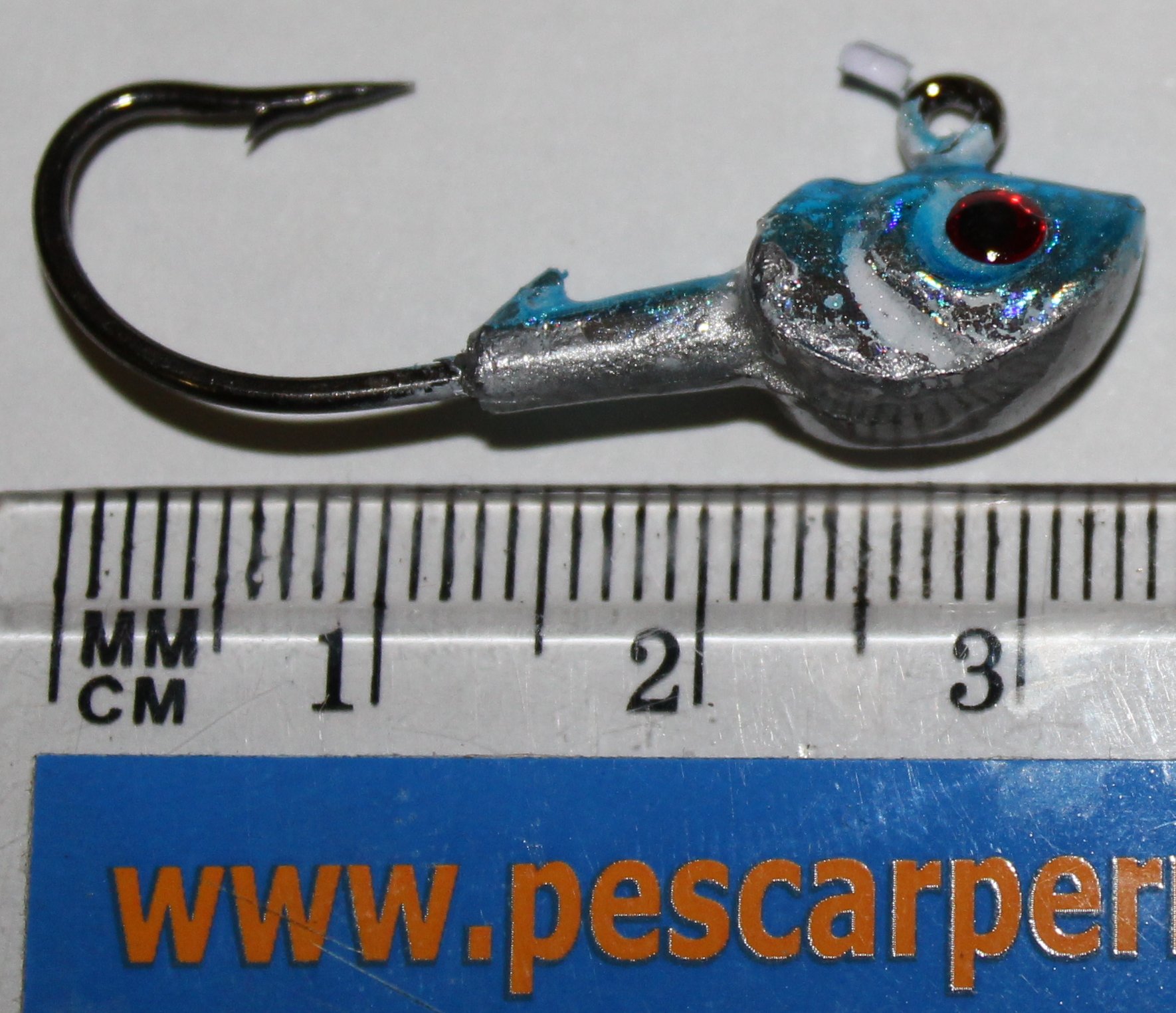 (DX)CABEZA JIG PEZ AZUL 5,0gr. (8 unidades) 2