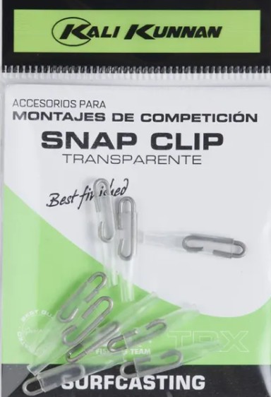 KALI KUNNAN SNAP CLIP TRANSPARENTE (10 unidades)