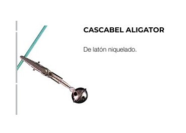 CASCABEL CASCABEL ALIGATOR 17mm (2 unidades)