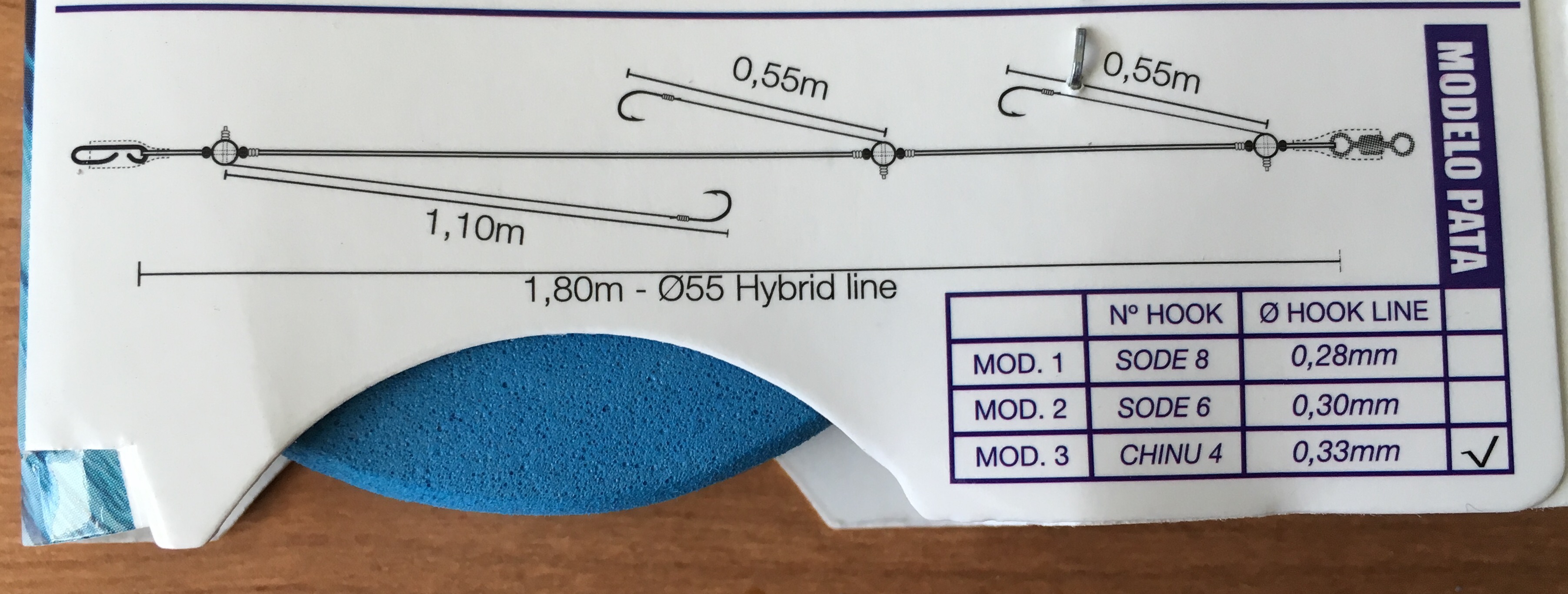 BAJO KALI KUNNAN PATA FLUOROCARBON 4 3