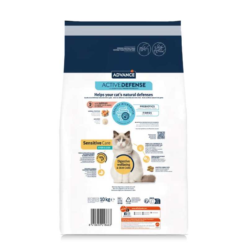 FELINE STERILIZED SENSITIVE 10kg 1