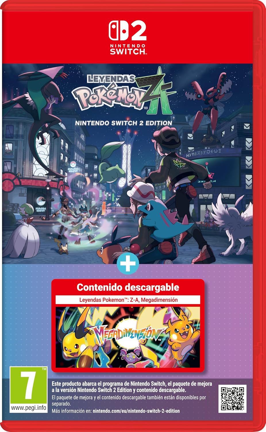 SWITCH2 LEYENDAS POKEMON Z-A + MEGA DIMENSION