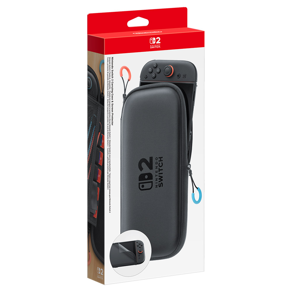 FUNDA TRANSPORTE +PROTECTOR PANTALLA PARA SWITCH 2