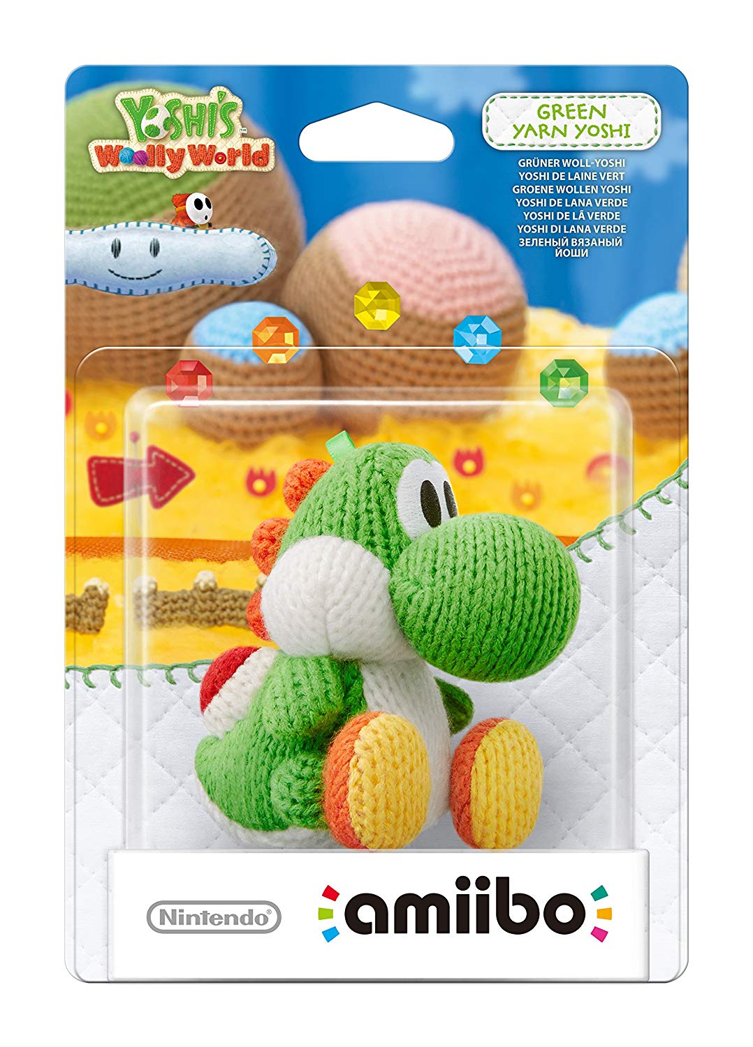 FIGURA AMIIBO YOSHI LANA VERDE
