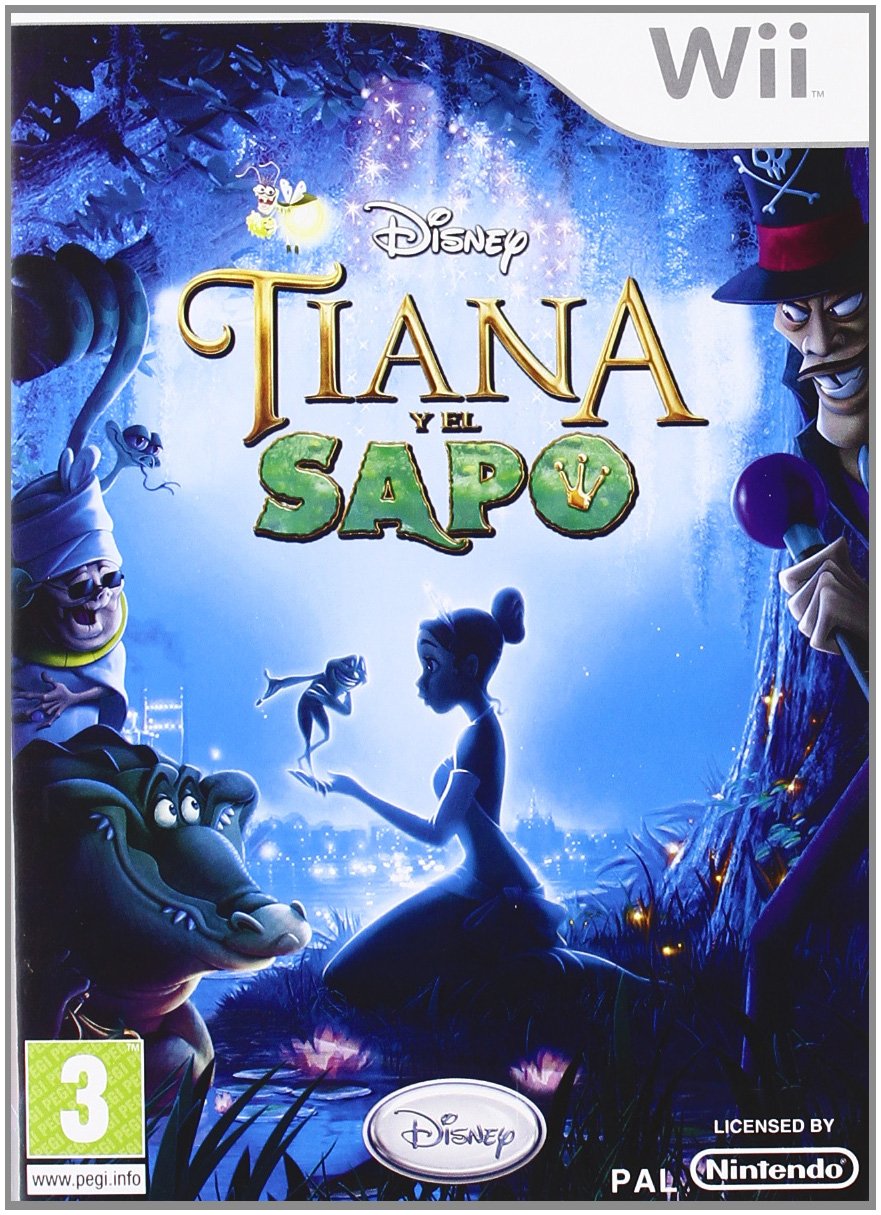 WII TIANA Y EL SAPO