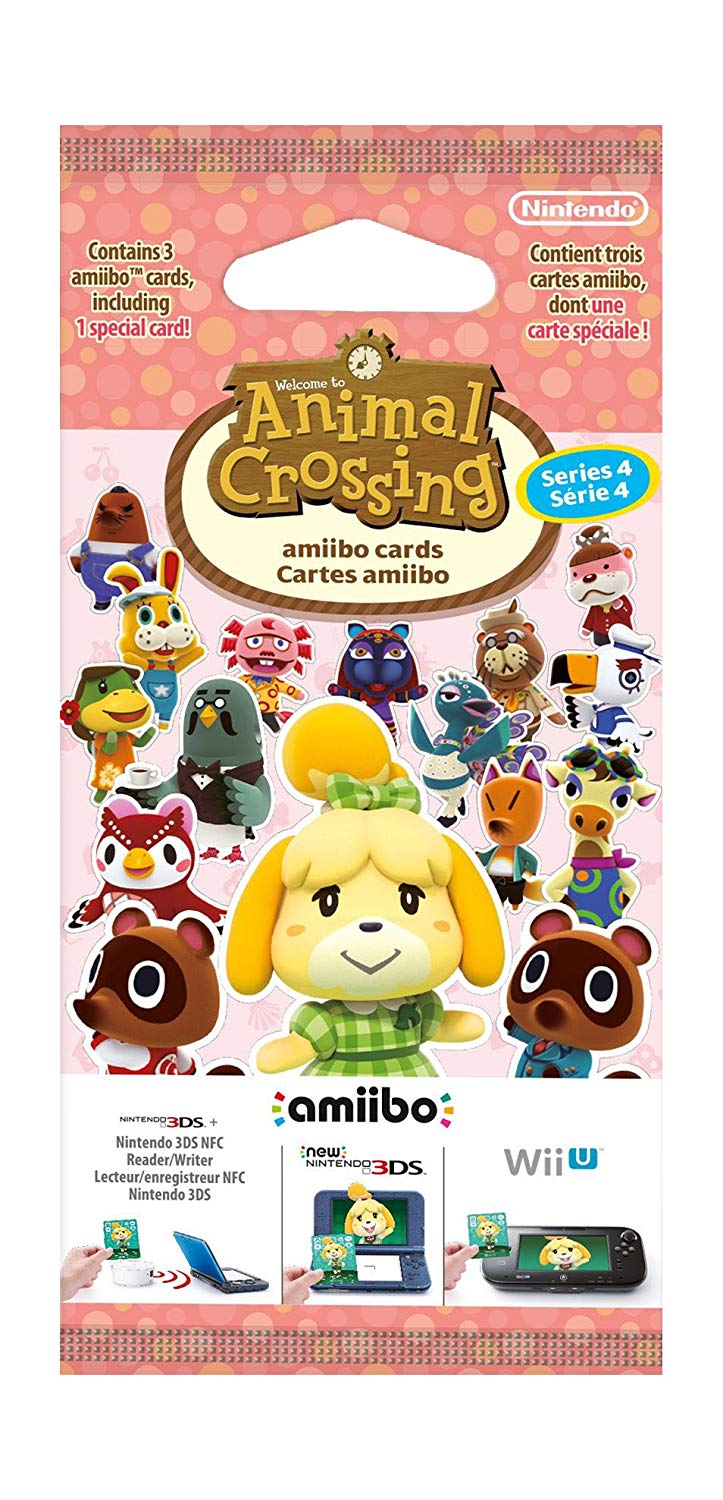 PACK 3 TARJETAS AMIIBO ANIMAL CROSSING SERIE 4