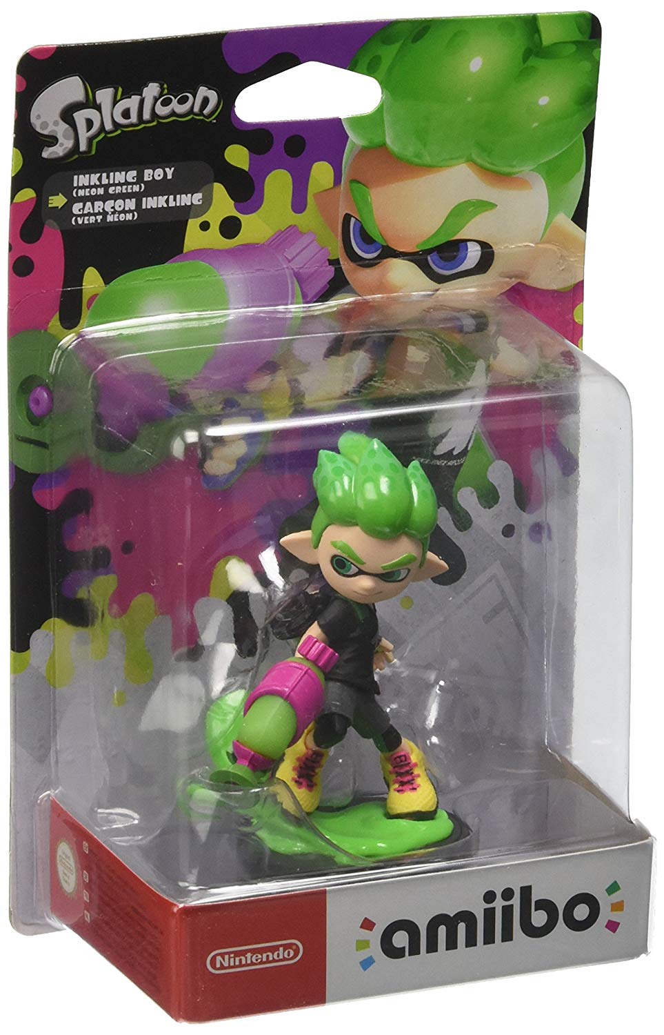 FIGURA AMIIBO INKLING CHICO SPLATOON