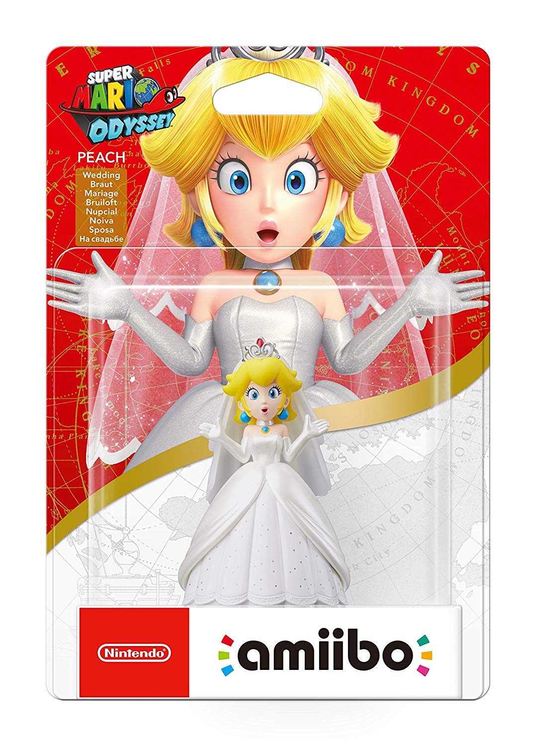 FIGURA AMIIBO PEACH (COLECCION SUPER MARIO)
