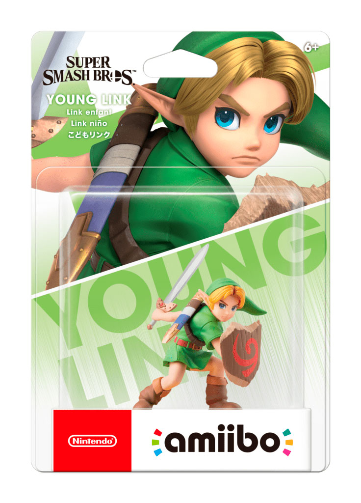 FIGURA AMIIBO LINK NIÑO  (SUPER SMASH BROS)