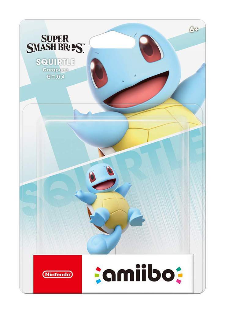 FIGURA AMIIBO SQUIRTLE (SUPER SMASH BROS)