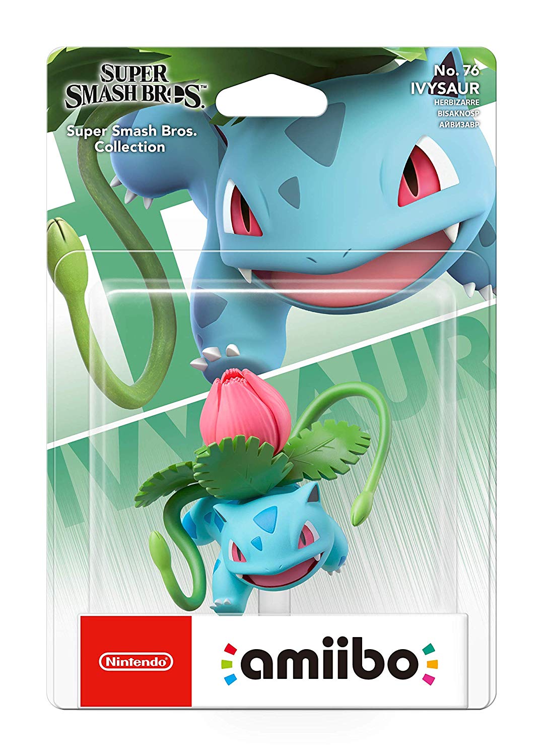 FIGURA AMIIBO IVYSAUR (SUPER SMASH BROS)