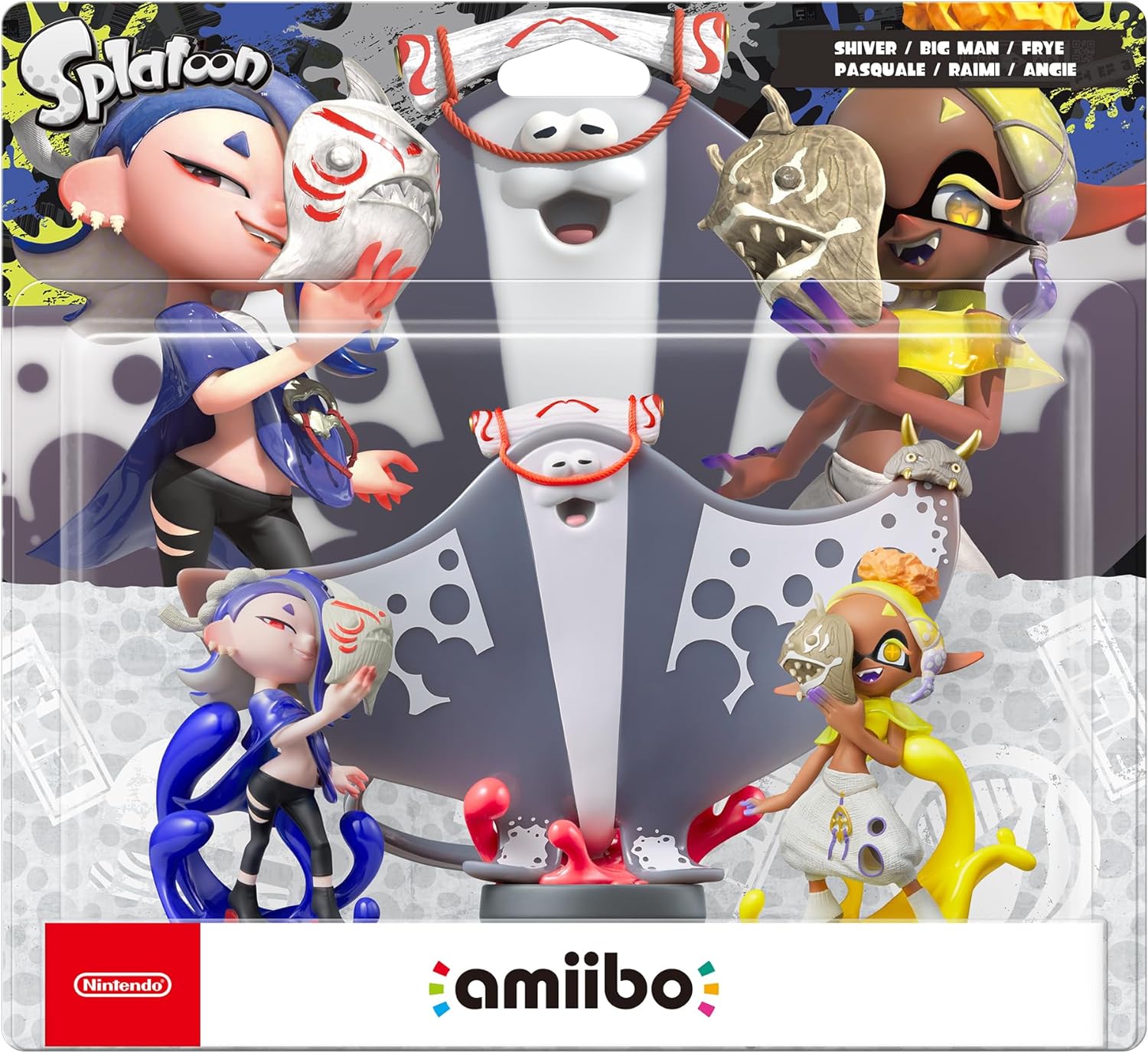 PACK 3 AMIIBO SHIVER-BRYE-BIG MAN (SPLATOON)