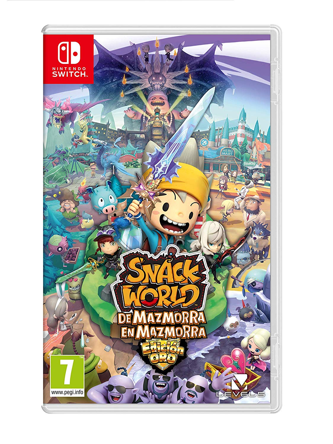 SWITCH SNACK WORLD: DE MAZMORRA EN MAZMORRA
