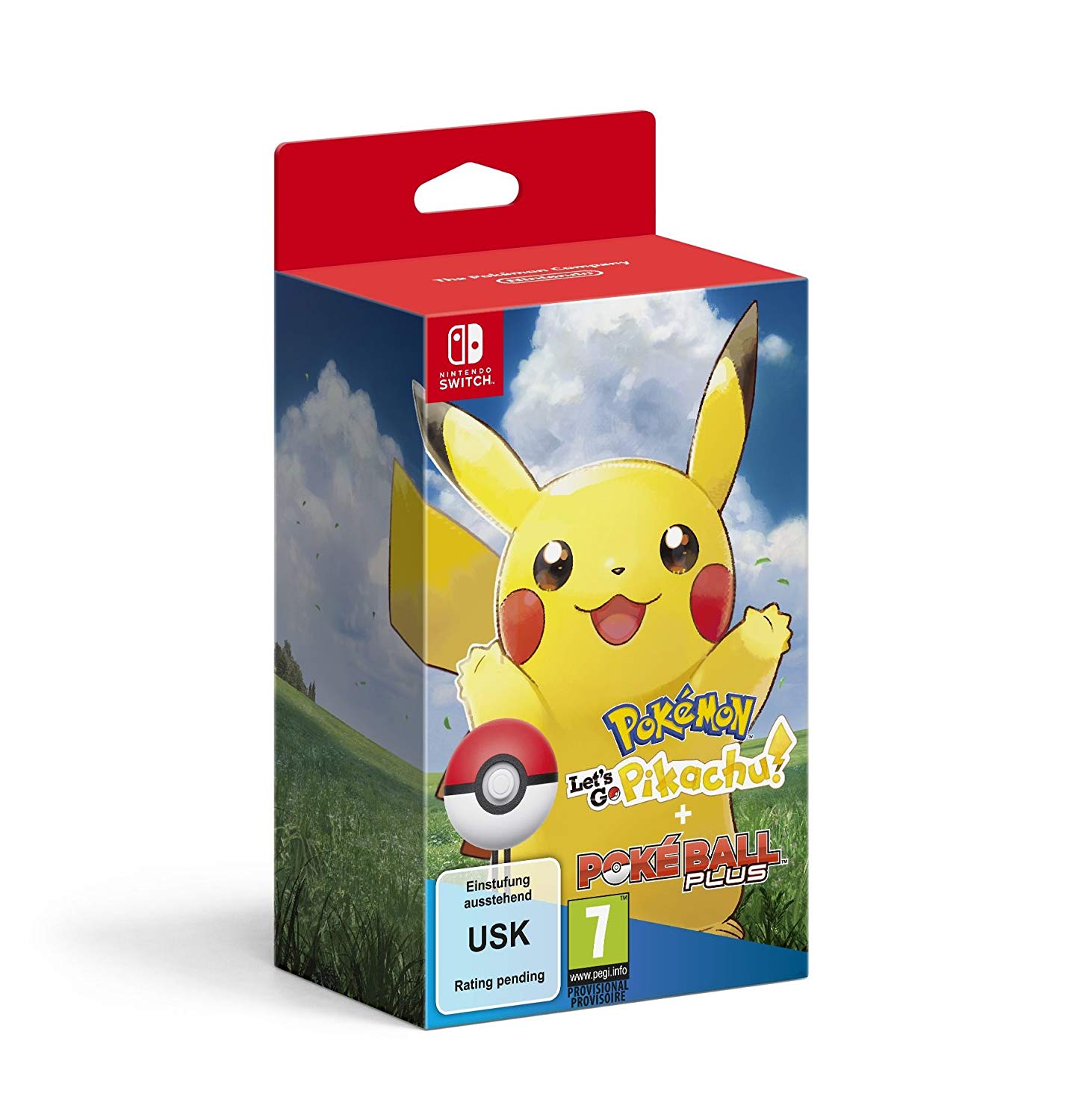SWITCH POKEMON LETS GO PIKACHU + POKE BALL PLUS