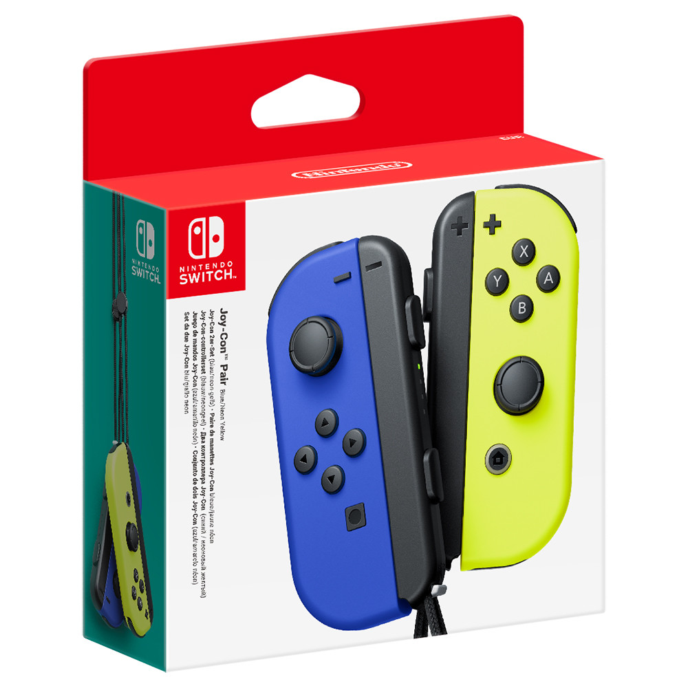 MANDOS JOYCON (SET IZQ.-DCHA) AZUL AMARILLO SWITCH