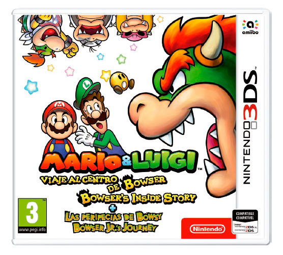 N3DS MARIO & LUIGI VIAJE CENTRO BOWSER+PERIPECIAS