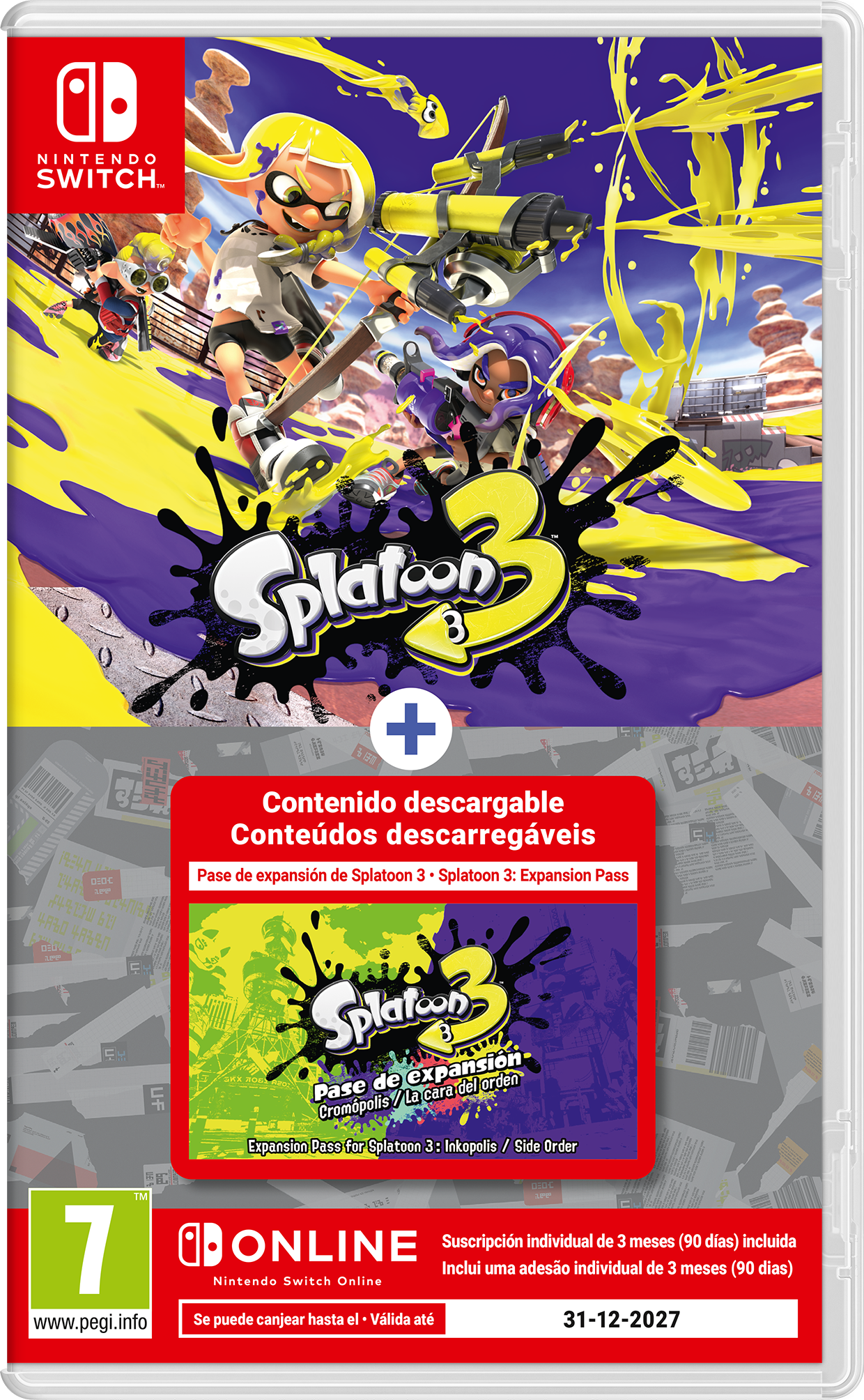 SWITCH SPLATOON 3 + EXPANSION PASS